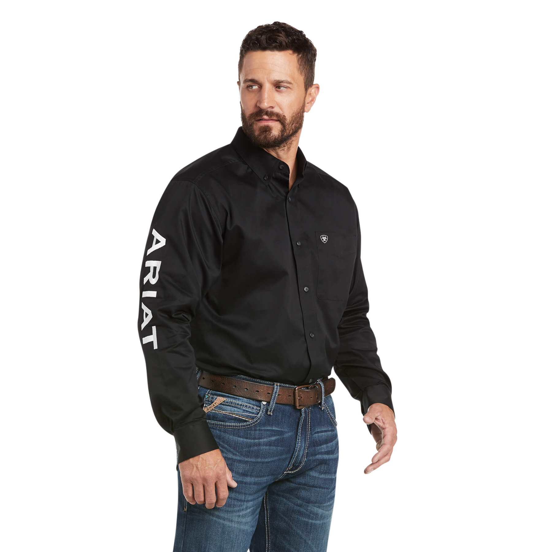 Ariat  Team Logo Twill Classic Fit Shirt
