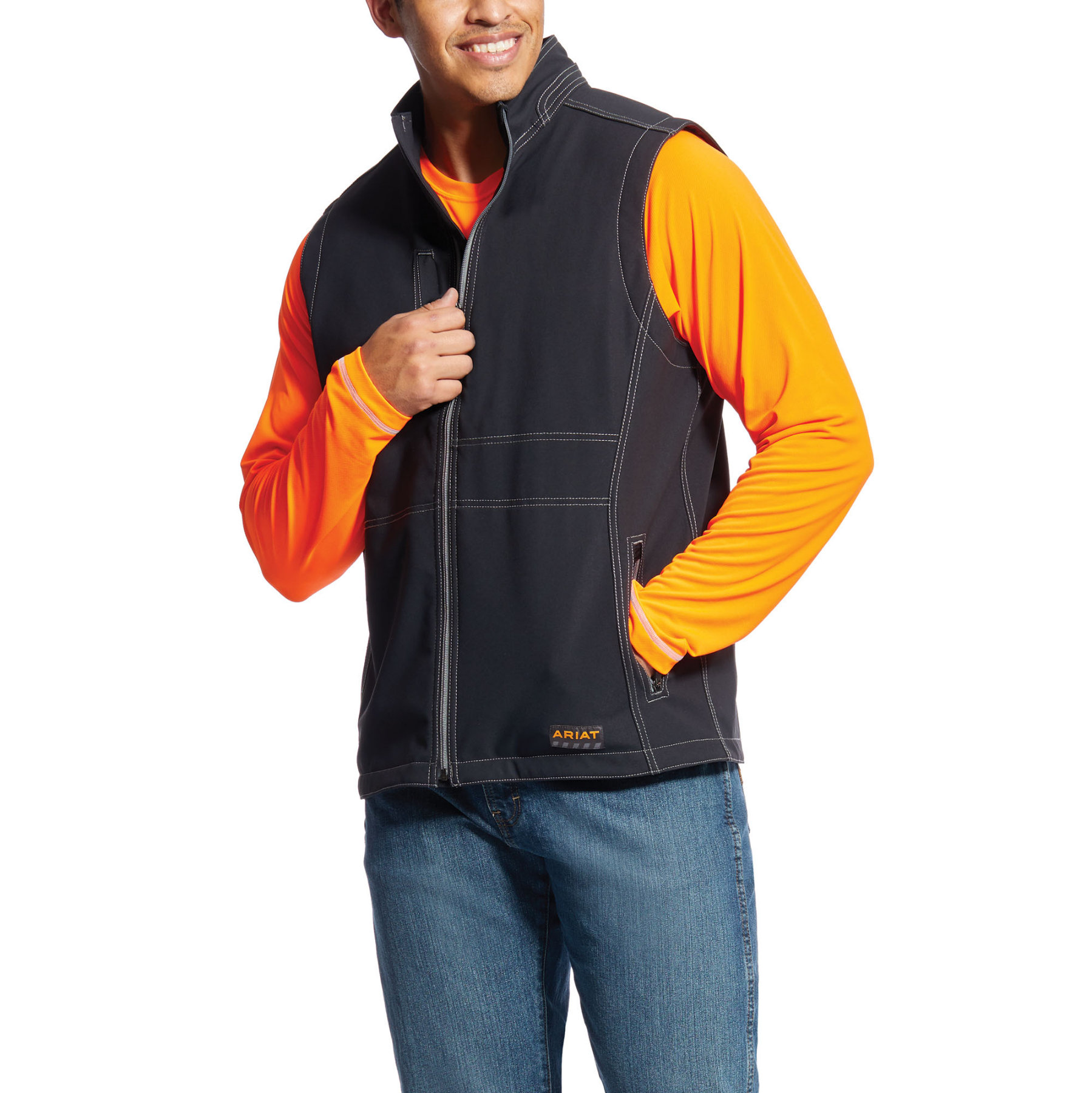 Ariat  Rebar Stretch Canvas Softshell Vest