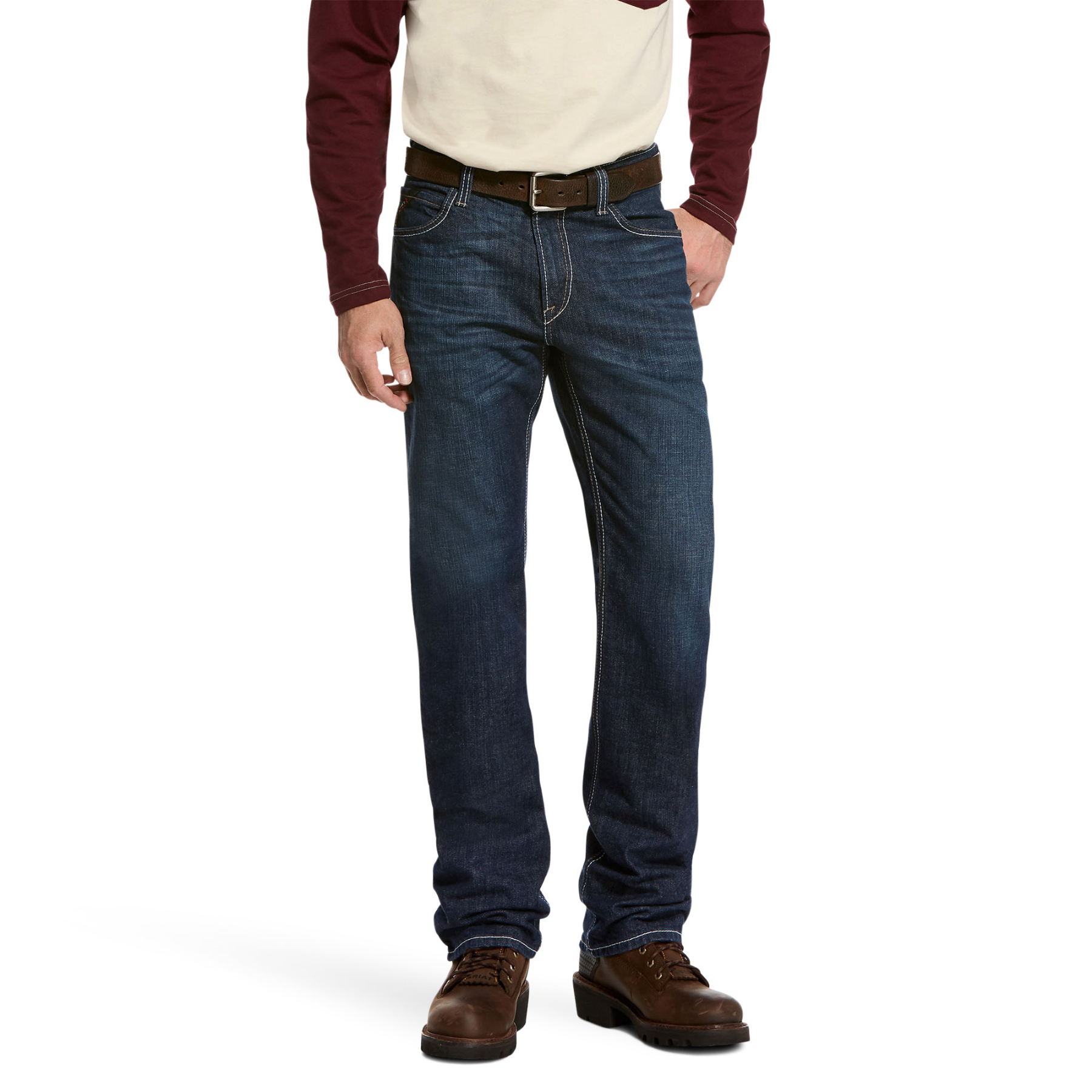 Ariat FR M4 Relaxed DuraStretch Lineup Stackable Straight Leg Jean
