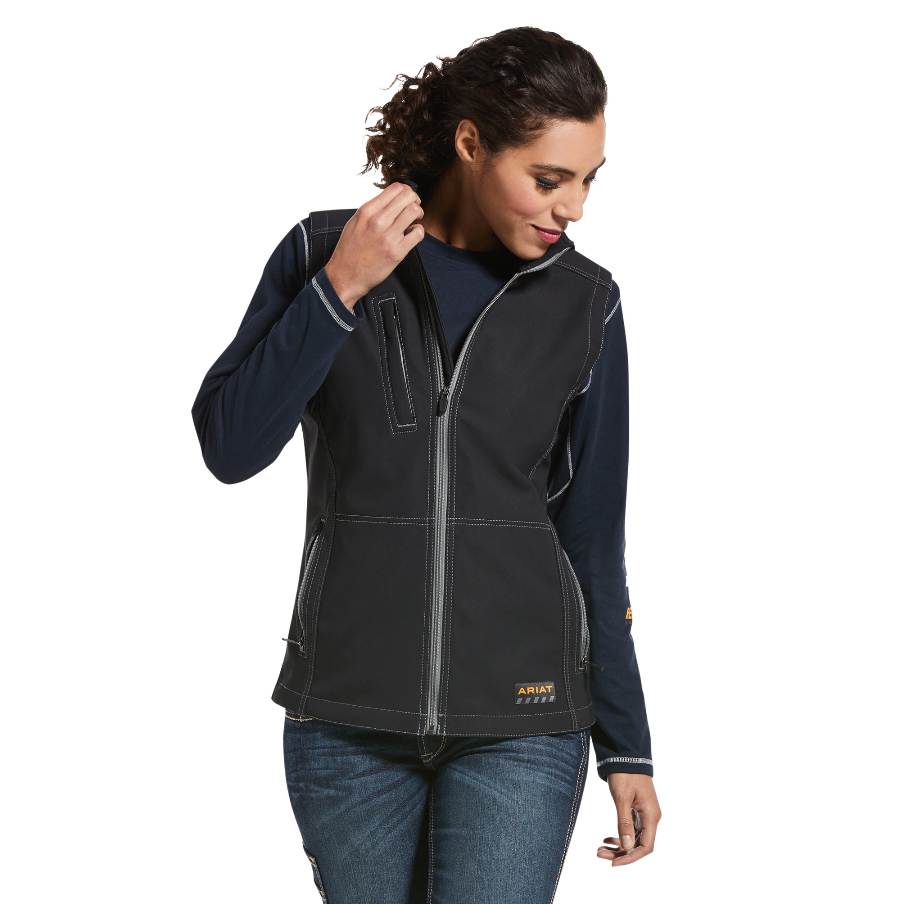 Ariat  Rebar Stretch Canvas Softshell Vest