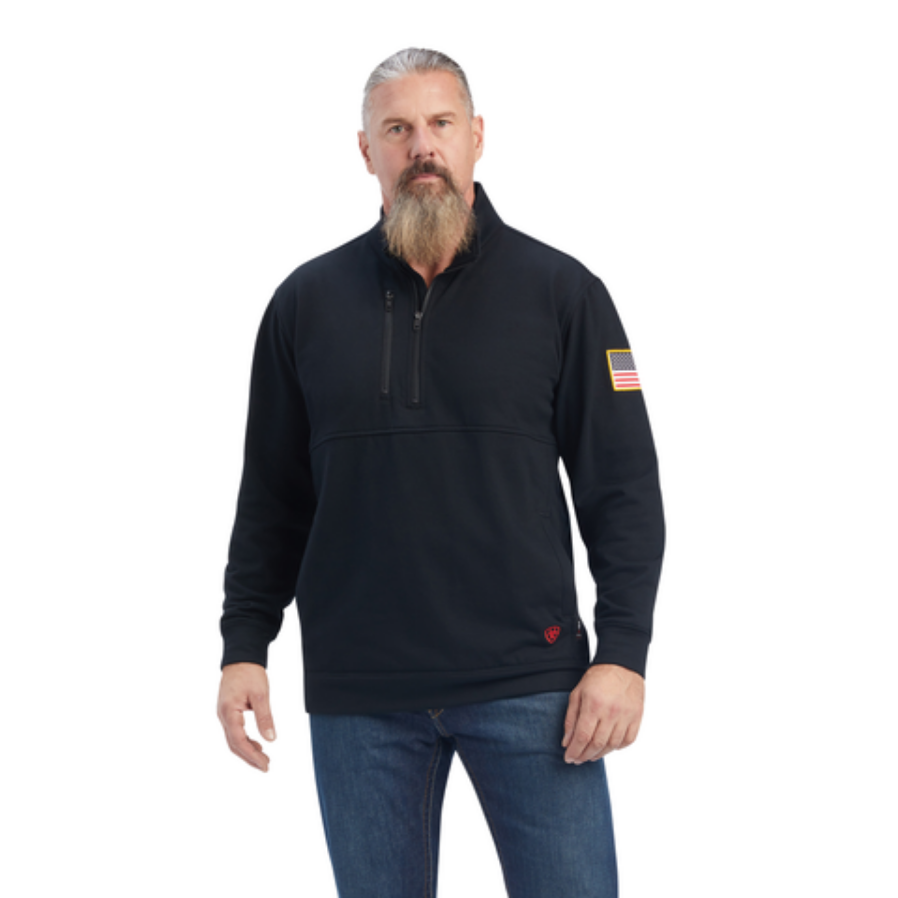 Ariat  FR Durastrech Fleece 1/2 Zip Job Shirt