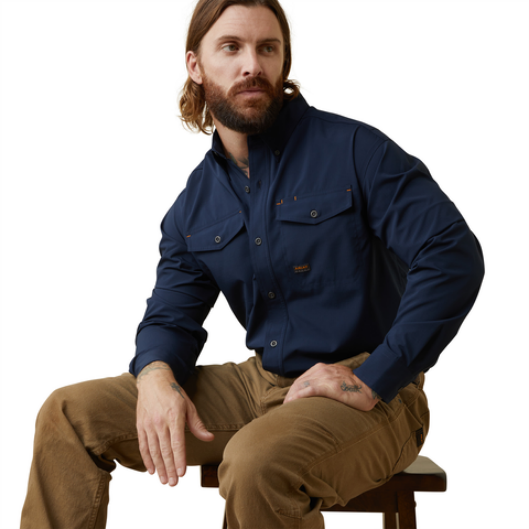 Ariat  Rebar Made Tough VentTEK DuraStretch  Work Shirt