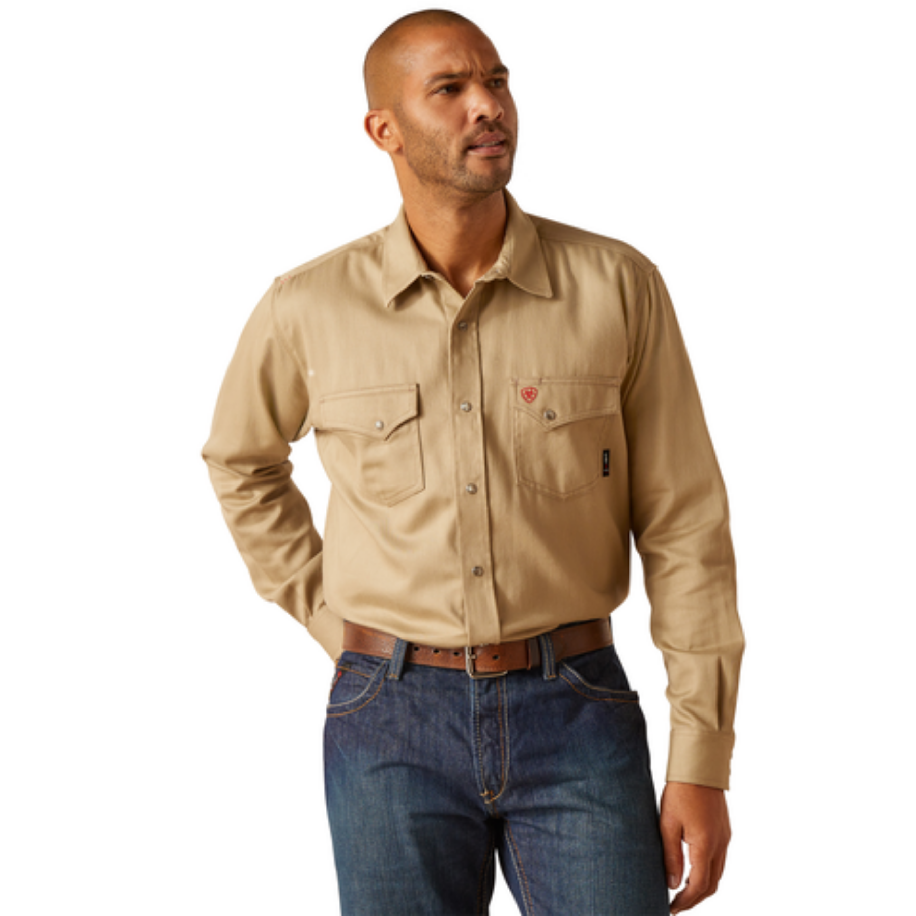 Ariat  FR  Solid  Classic Fit Snap Work Shirt