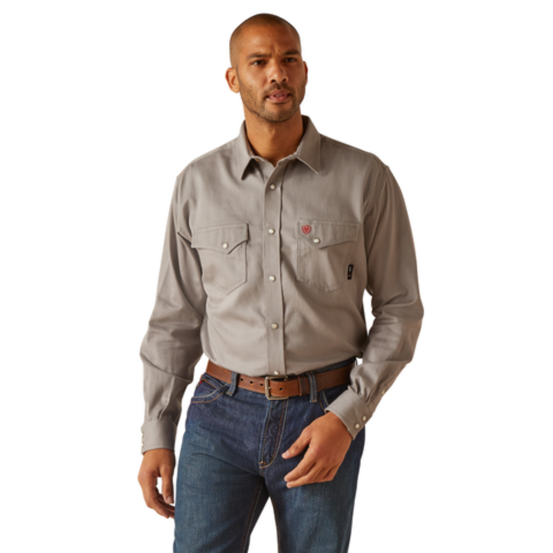 Ariat  FR  Solid  Classic Fit Snap Work Shirt