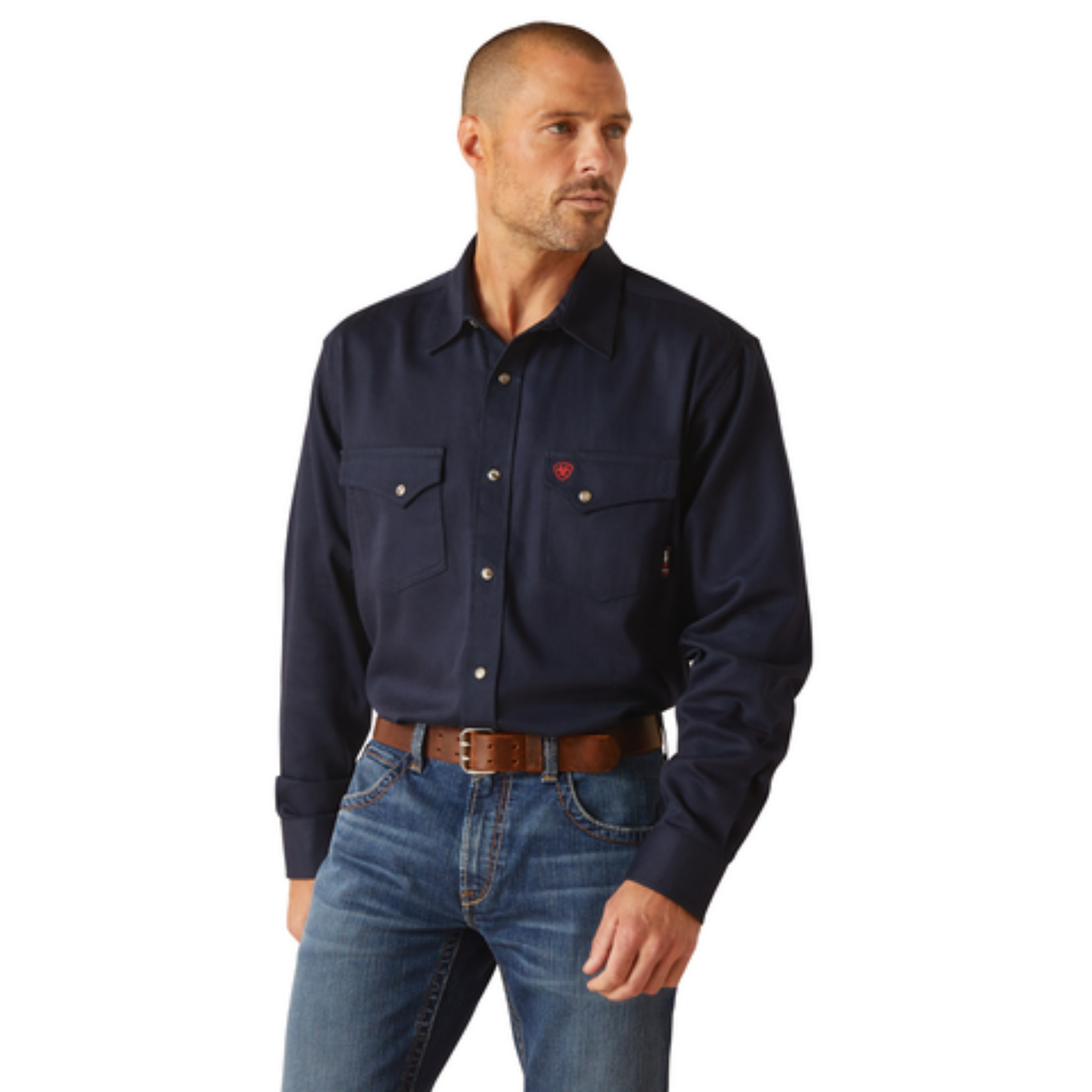 Ariat  FR  Solid  Classic Fit Snap Work Shirt