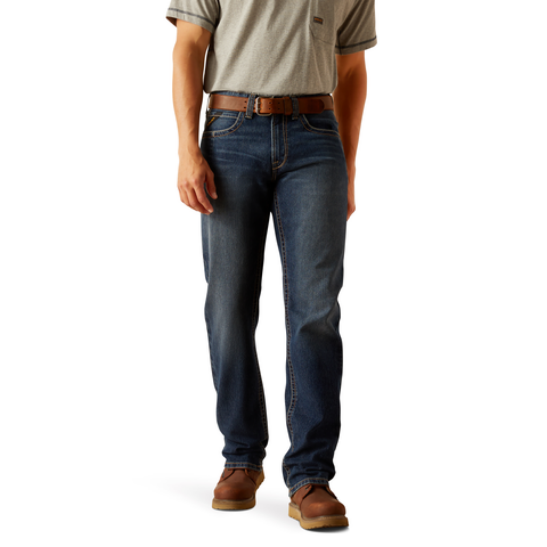 Ariat  Rebar M5 Straight Rail DuraStretch Straight Leg Jeans