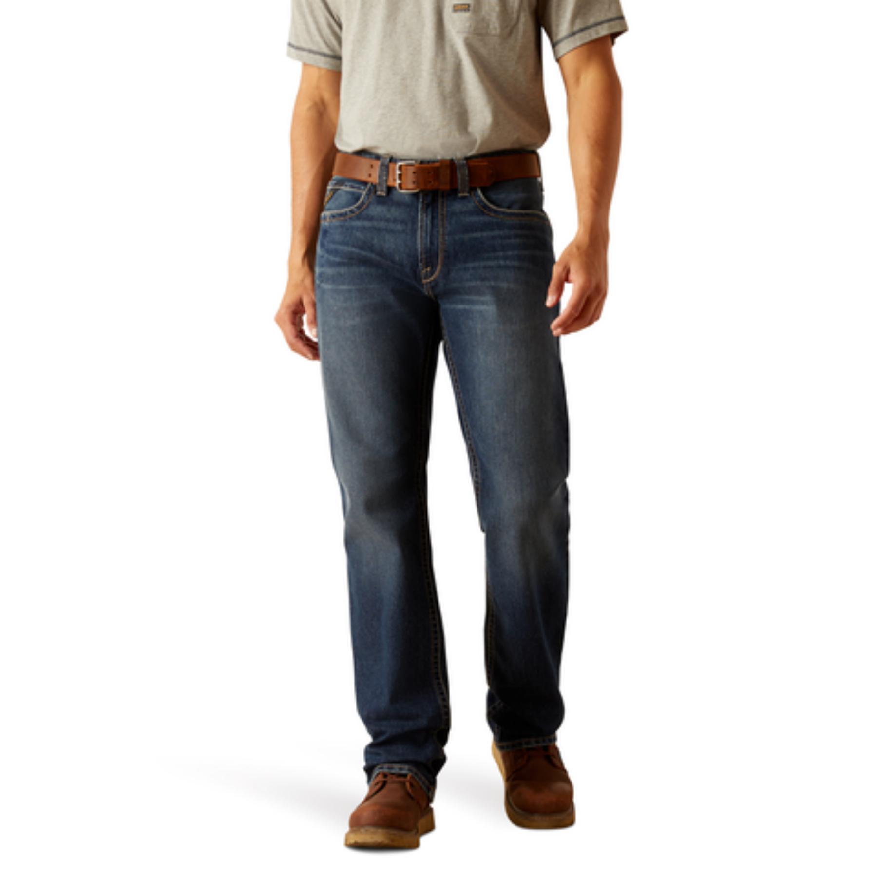 Ariat  Rebar M4 Relaxed Rail DuraStretch Boot Cut Jeans