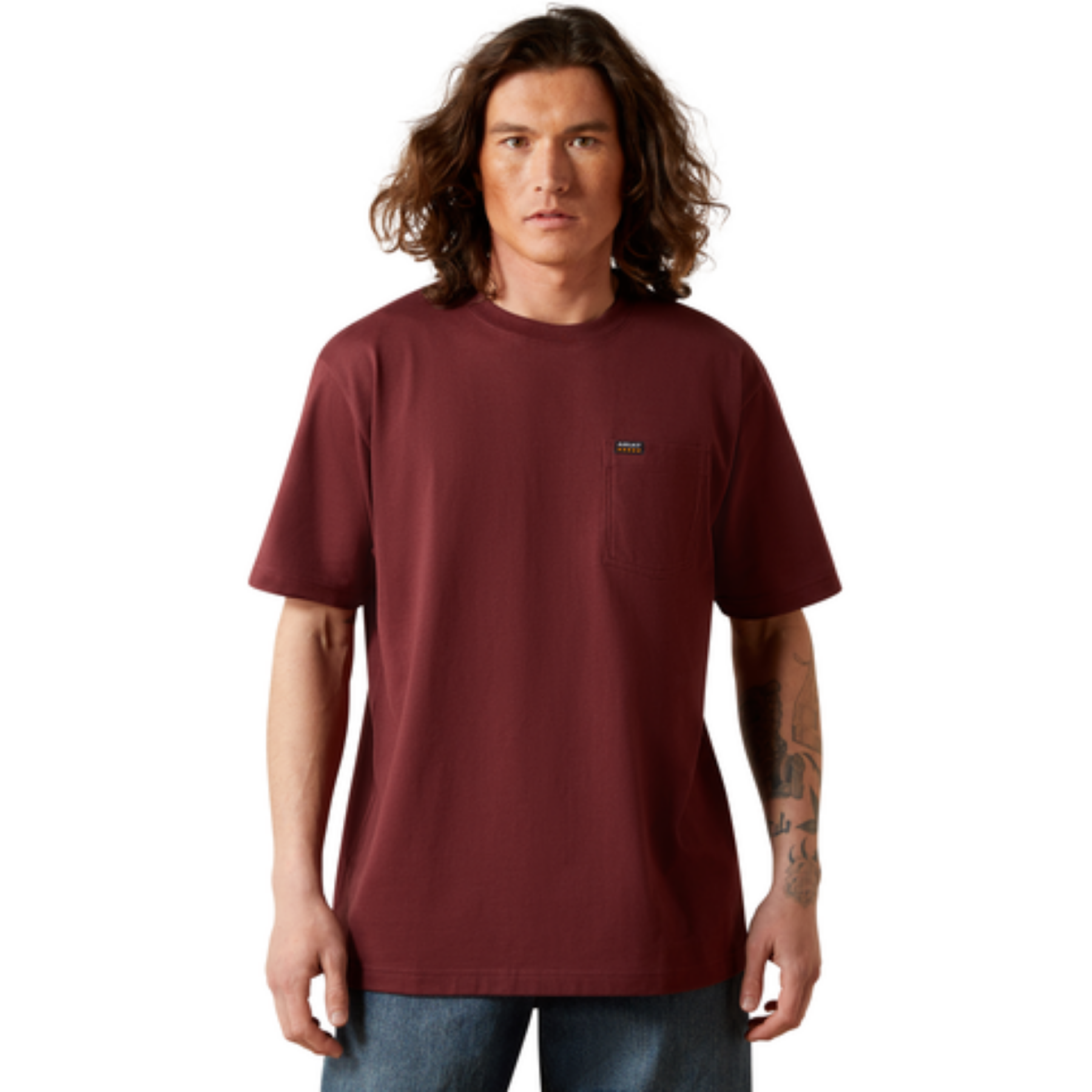 Ariat  Rebar Cotton Strong Standard Pocket T-Shirt