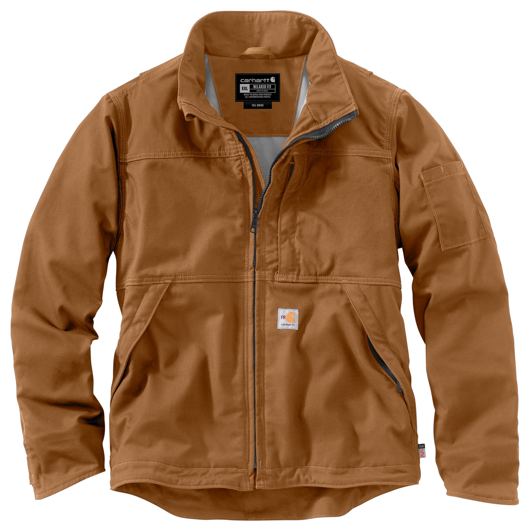Carhartt Mens FR Full Swing® Relaxed Fit Quick Duck Lined Jacket