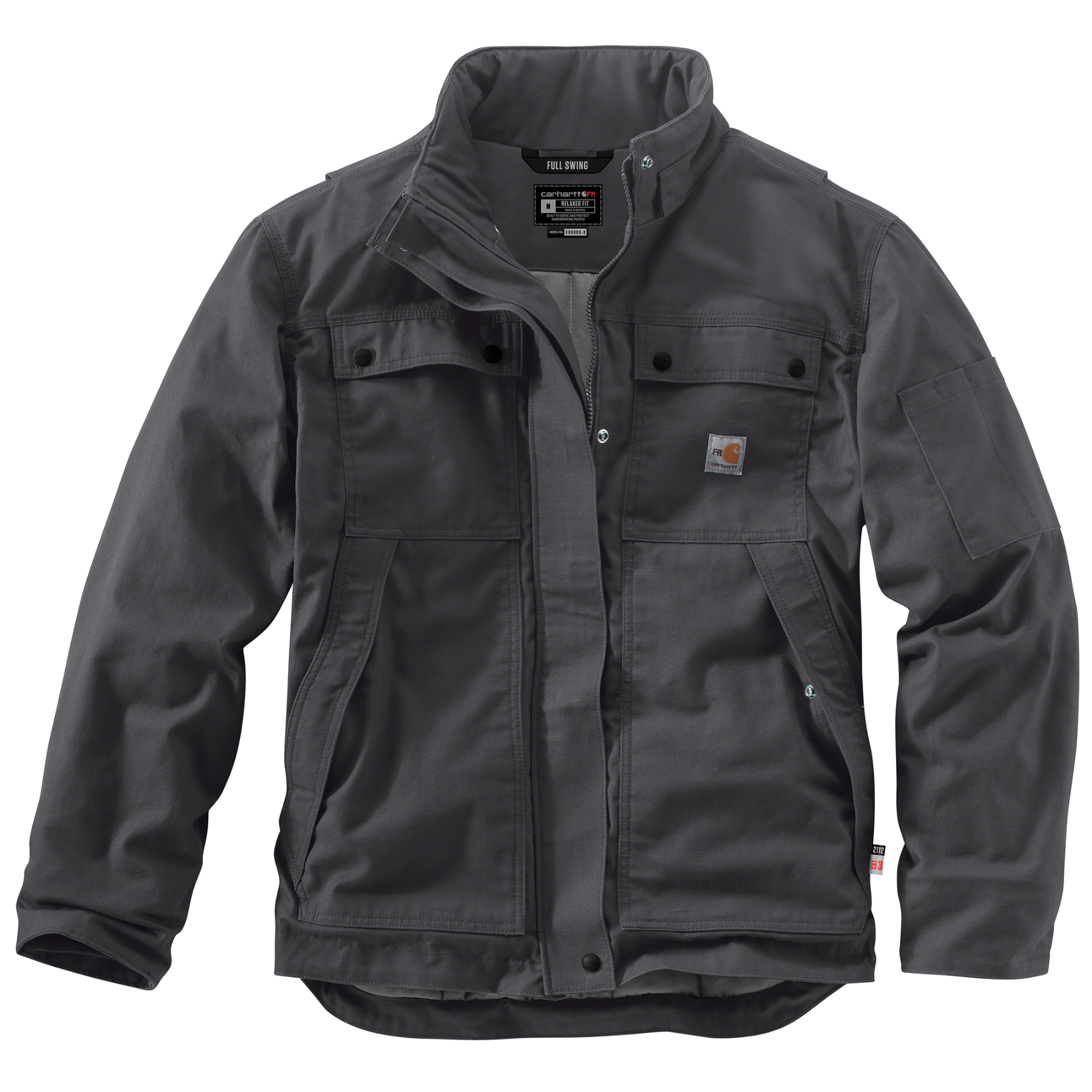 Carhartt Mens FR Full Swing® Relaxed Fit Quick Duck Insulated Coat