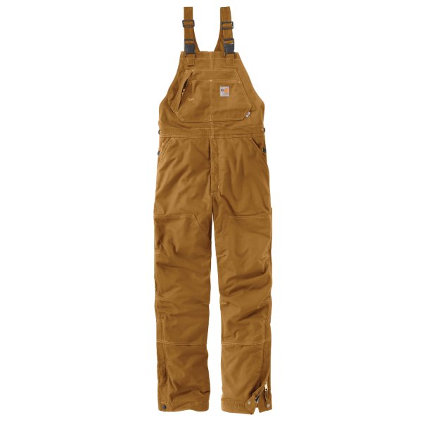 Carhartt Mens FR Loose Fit Quick Duck Insulated Bib Overall 11