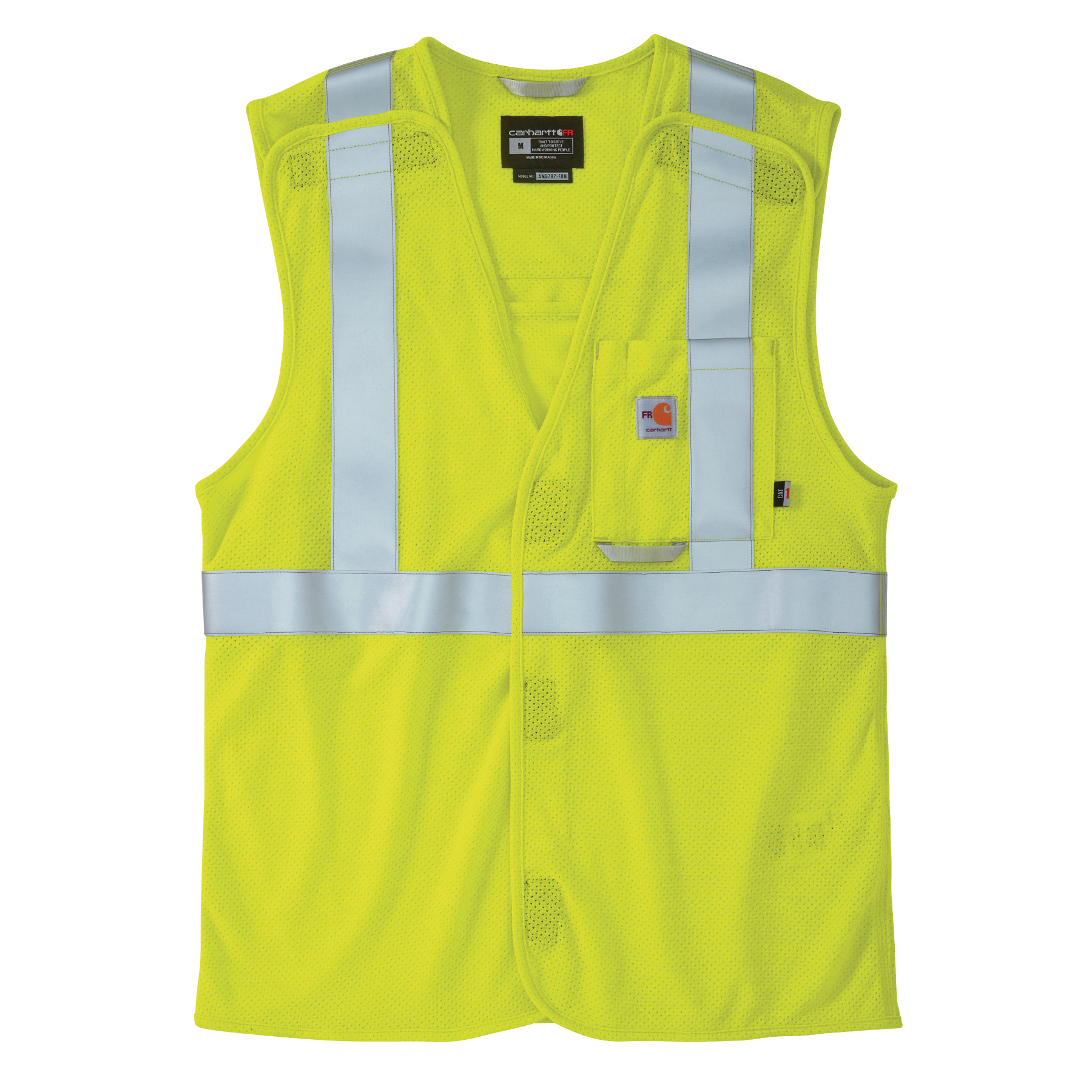 Carhartt Mens FR High-Visibility Mesh Class 2 Vest