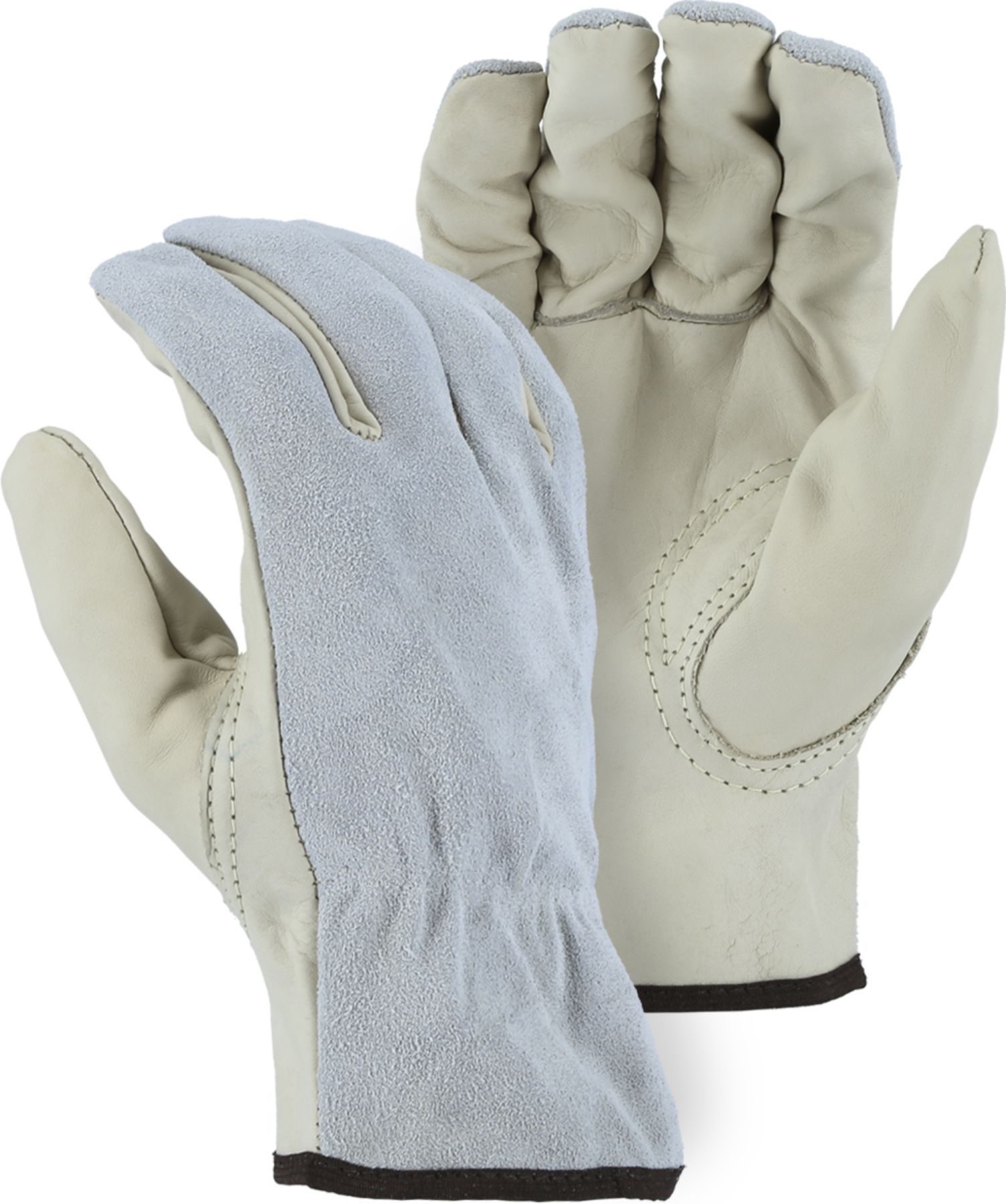 Majestic  Goatskin Palm and Split Cowhide Back Drivers Glove