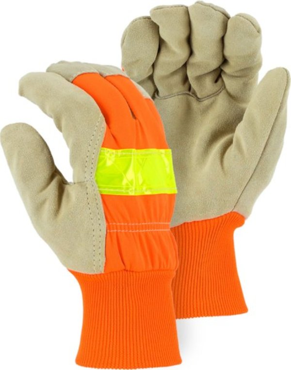Majestic Winter Lined Split Pigskin Leather Palm Glove Glove
