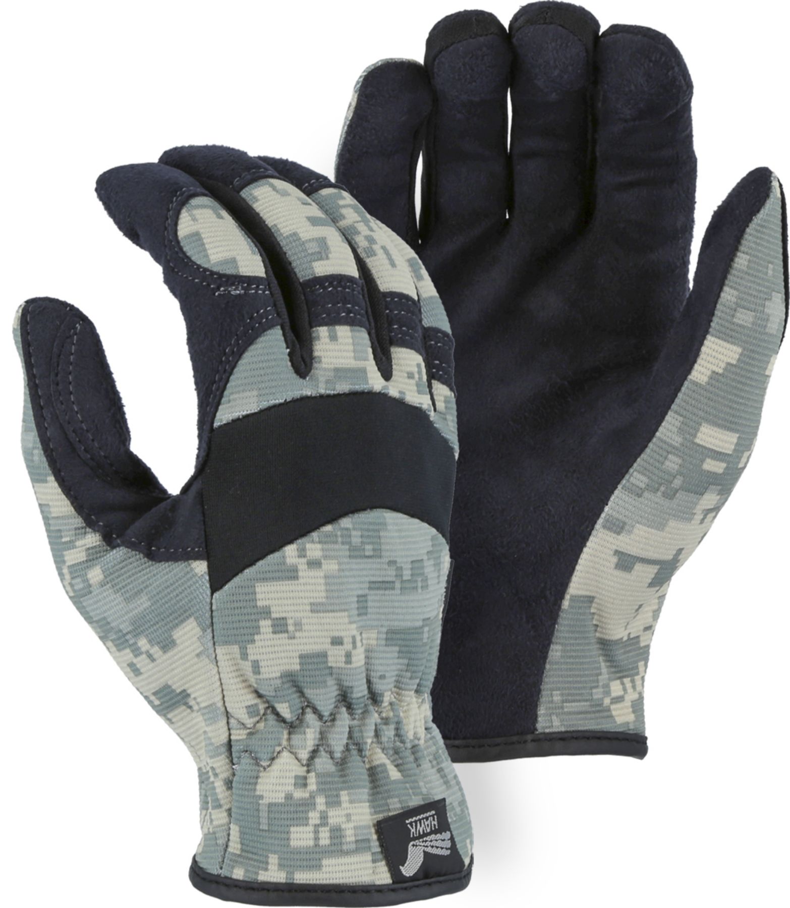 Majestic 2136 Mechanics Glove with Digital Camo Knit Back