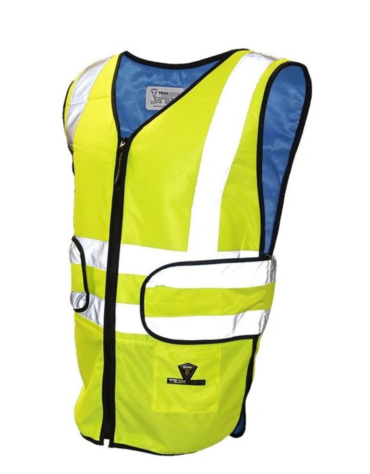 Occunomix PHASE CHANGE COOLING VEST W/4 INSERTS, HI-VIZ YELLOW