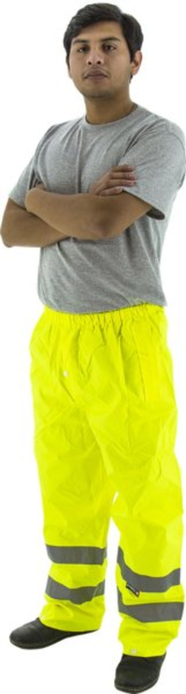 Majestic  Hi-Viz Waterproof Rain Pants, ANSI E