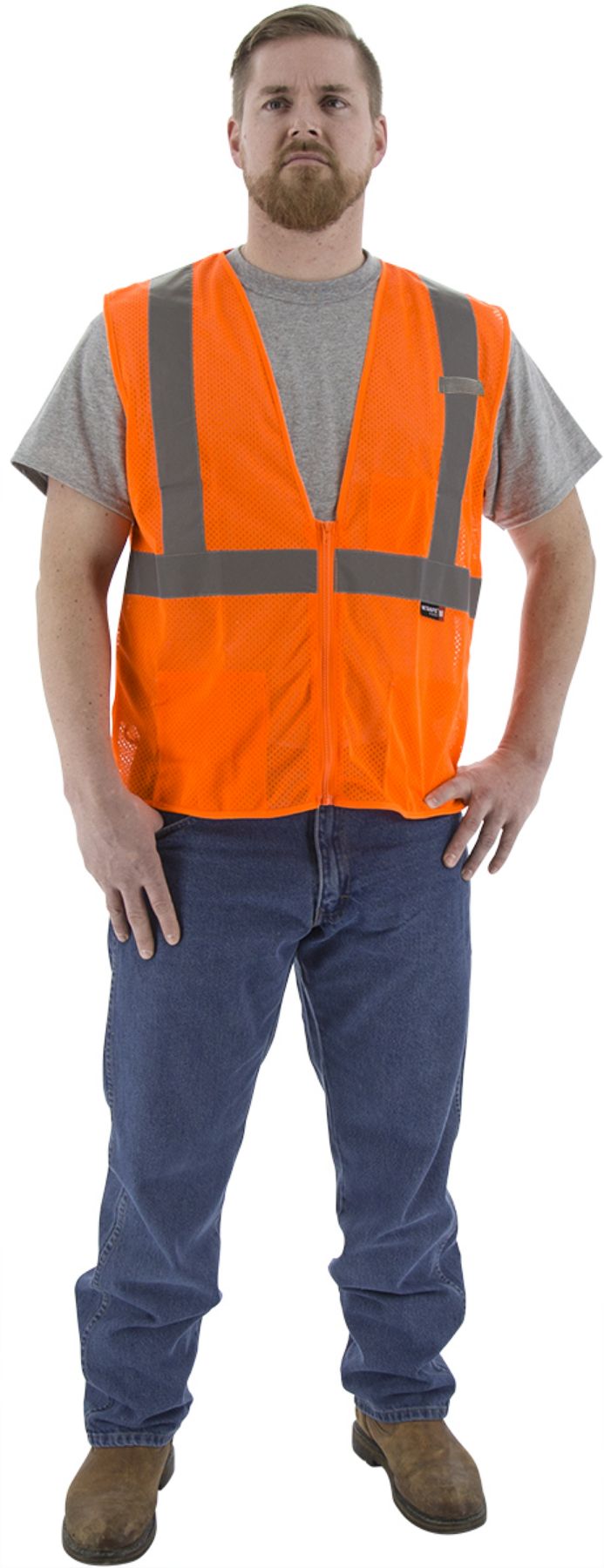 Majestic  Hi-Viz Mesh Vest, ANSI 2