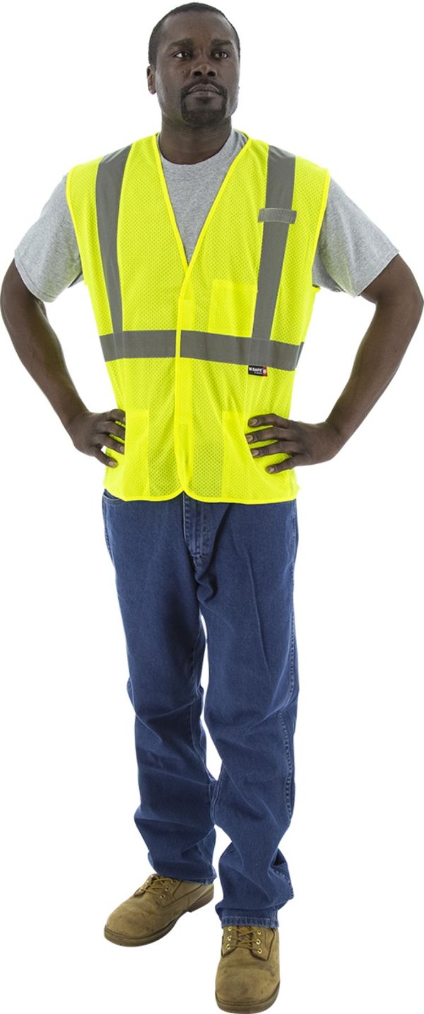 Majestic  Hi-Viz Mesh Vest, ANSI 2