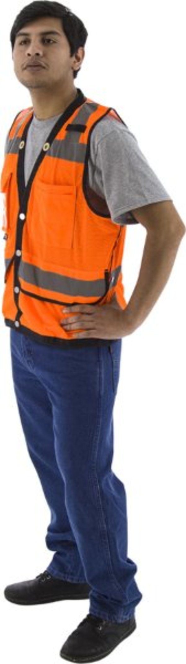 Majestic  Hi-Viz Heavy Duty Mesh Vest, ANSI 2