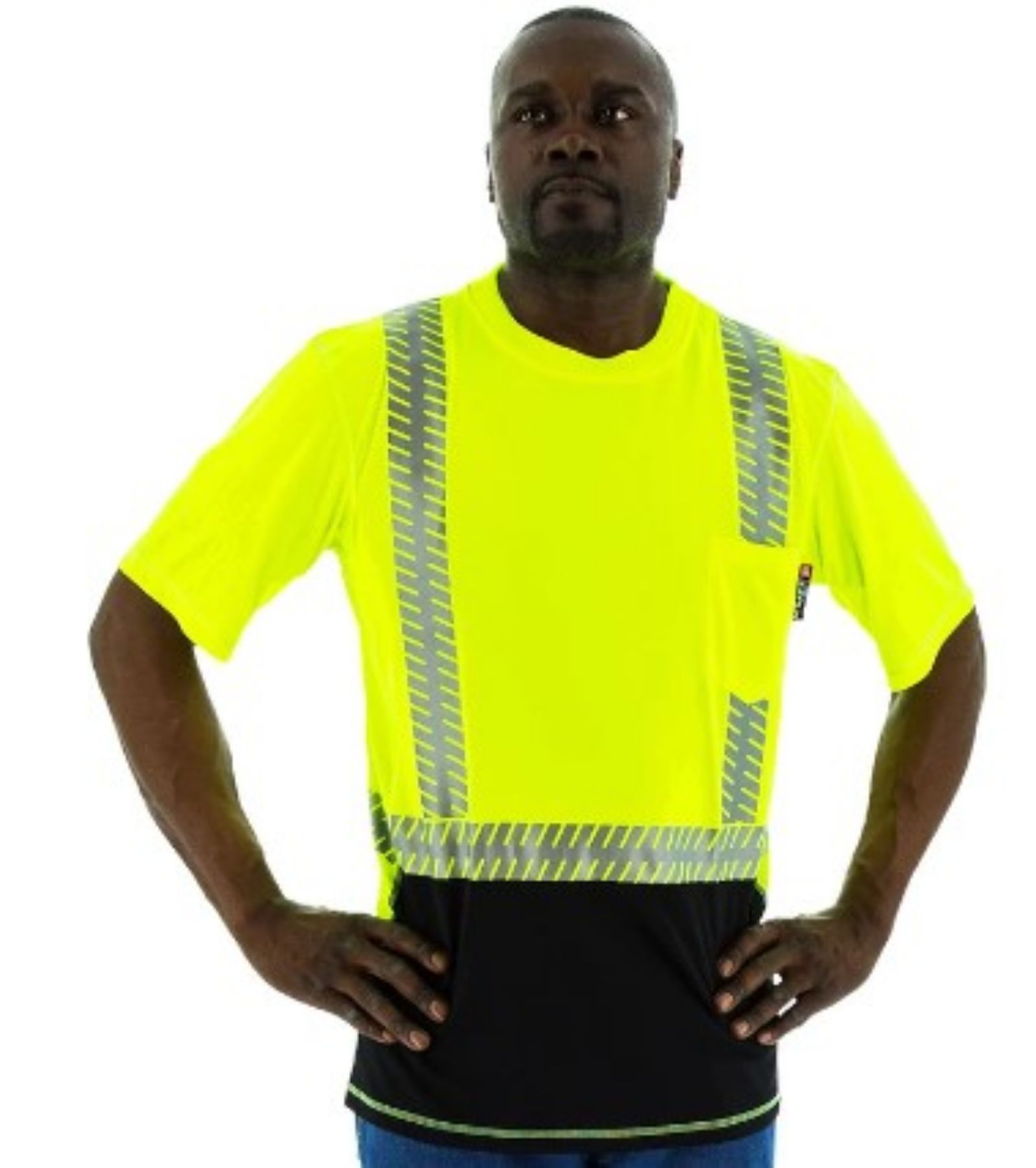 Majestic  Hi-Viz snag resistant T-Shirt, ANSI 2