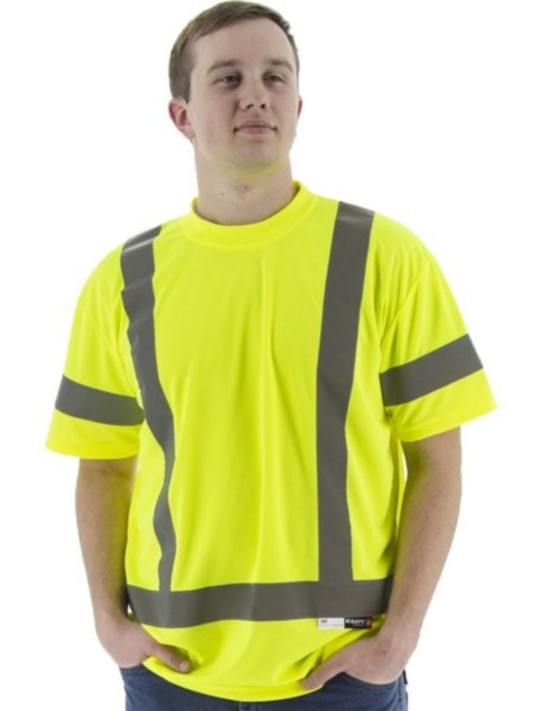 Majestic  High Visibility Short Sleeve Shirt, ANSI 3, R