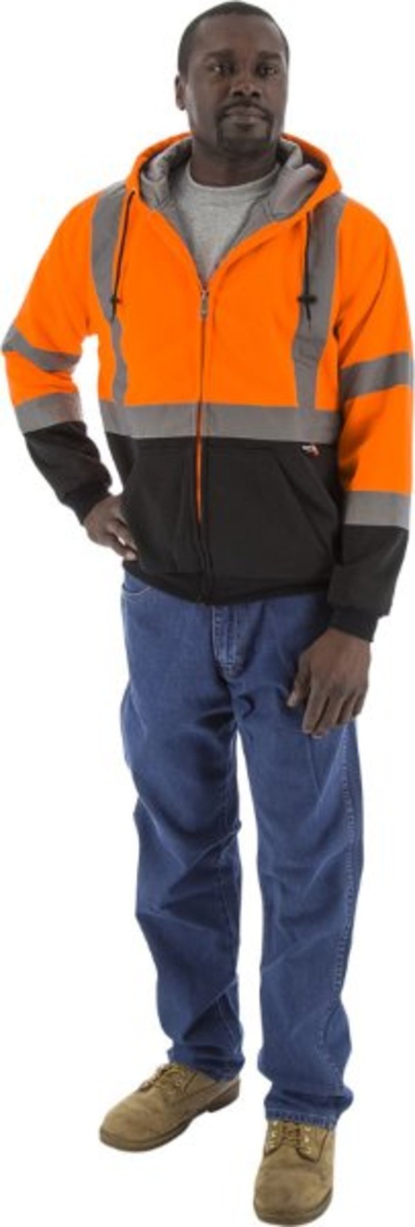 Majestic  Hi-Viz Hooded Sweatshirt with TEFLON®, ANSI 3