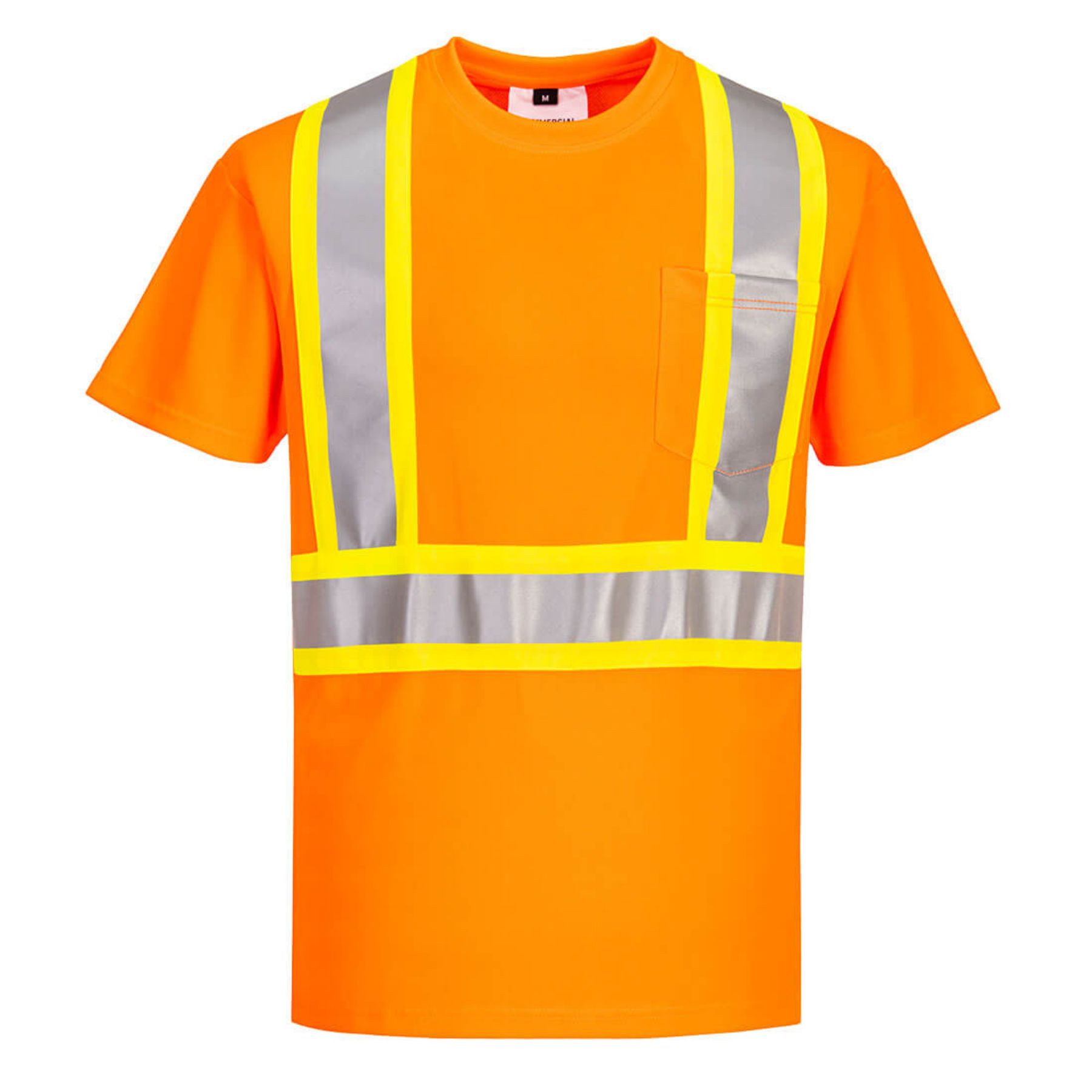 Portwest  Hi-Vis X Back Contrast Tape T-Shirt S/S