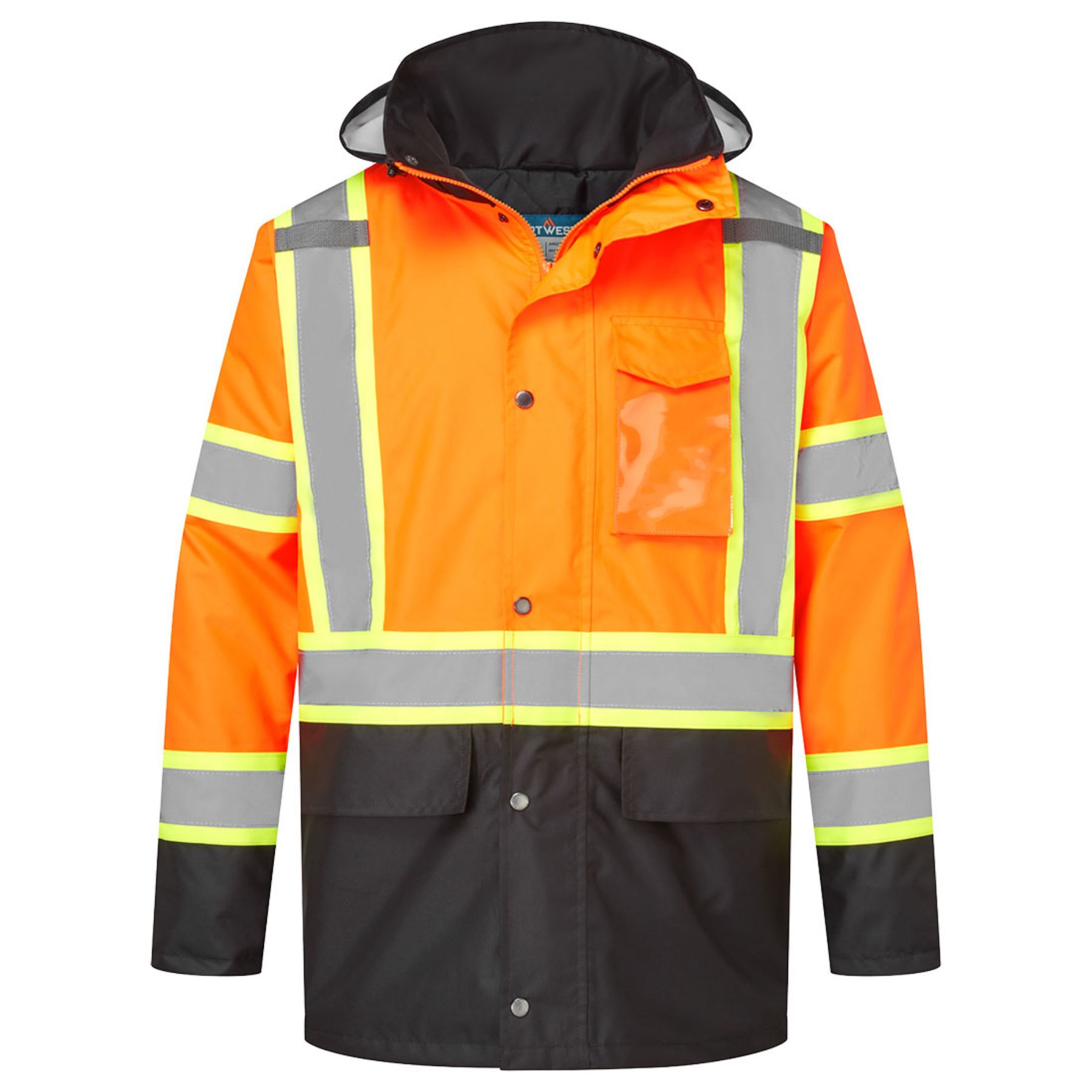 Portwest  Hi-Vis X Back Contrast Winter Traffic Jacket