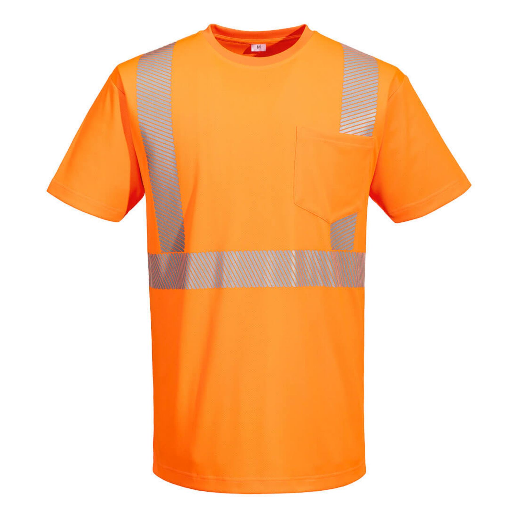Portwest  Hi-Vis Lightweight S/S T-Shirt Segmented Tape