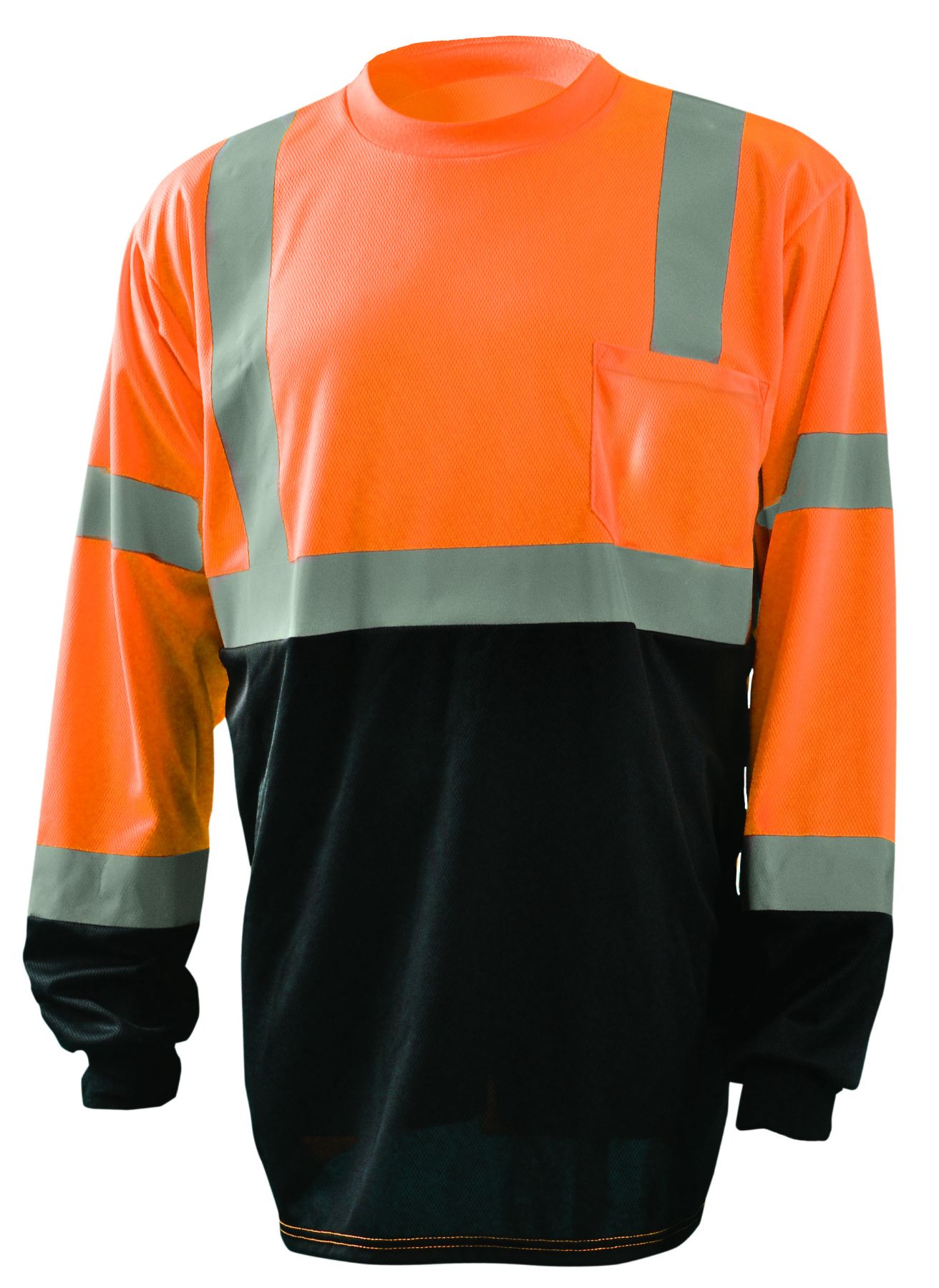 Occunomix BLACK BOTTOM WICKING BIRDSEYE T-SHIRT w/POCKET