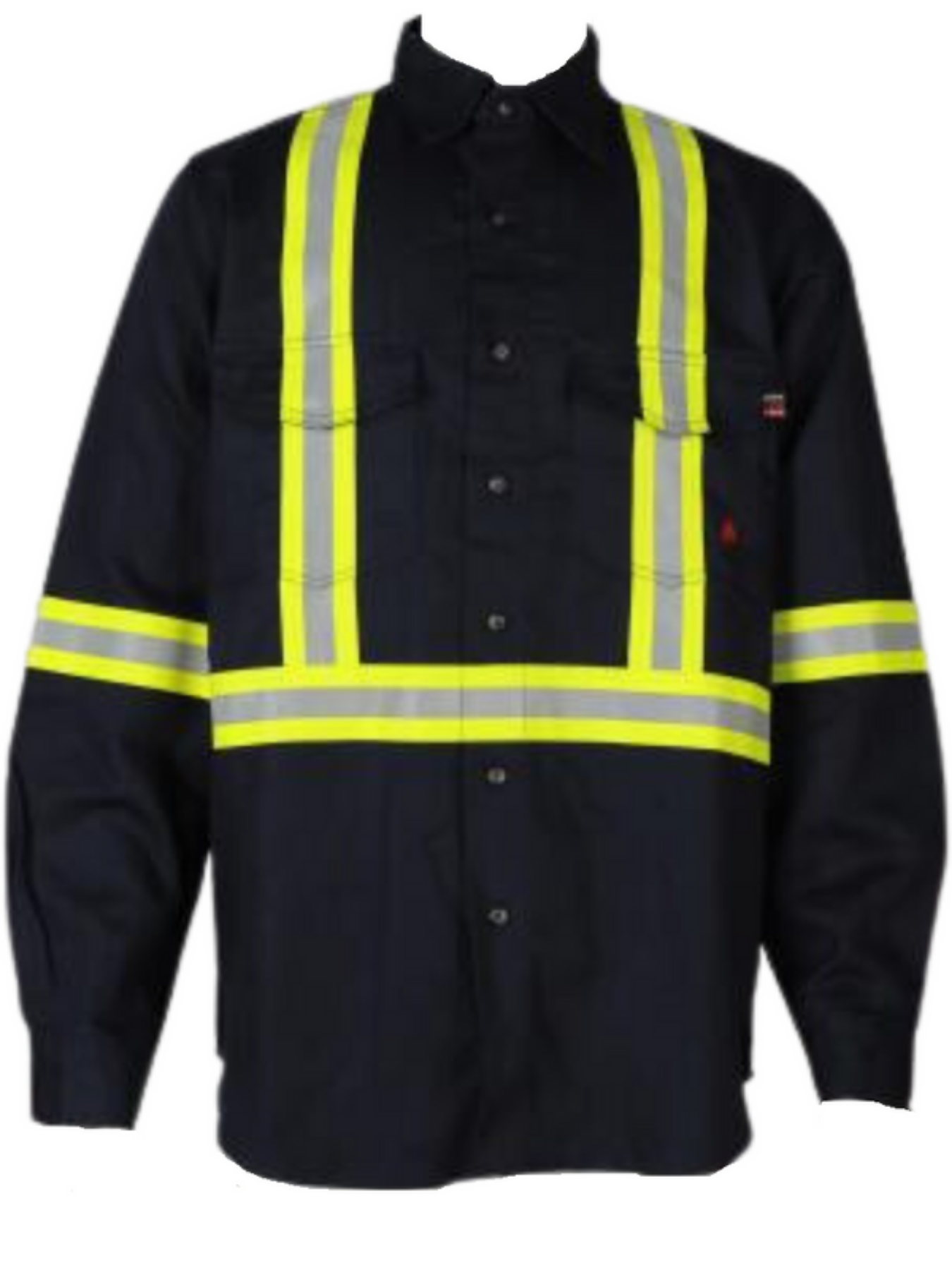 Forge FR  MENS FR SOLID BUTTON SHIRT WITH TAPING