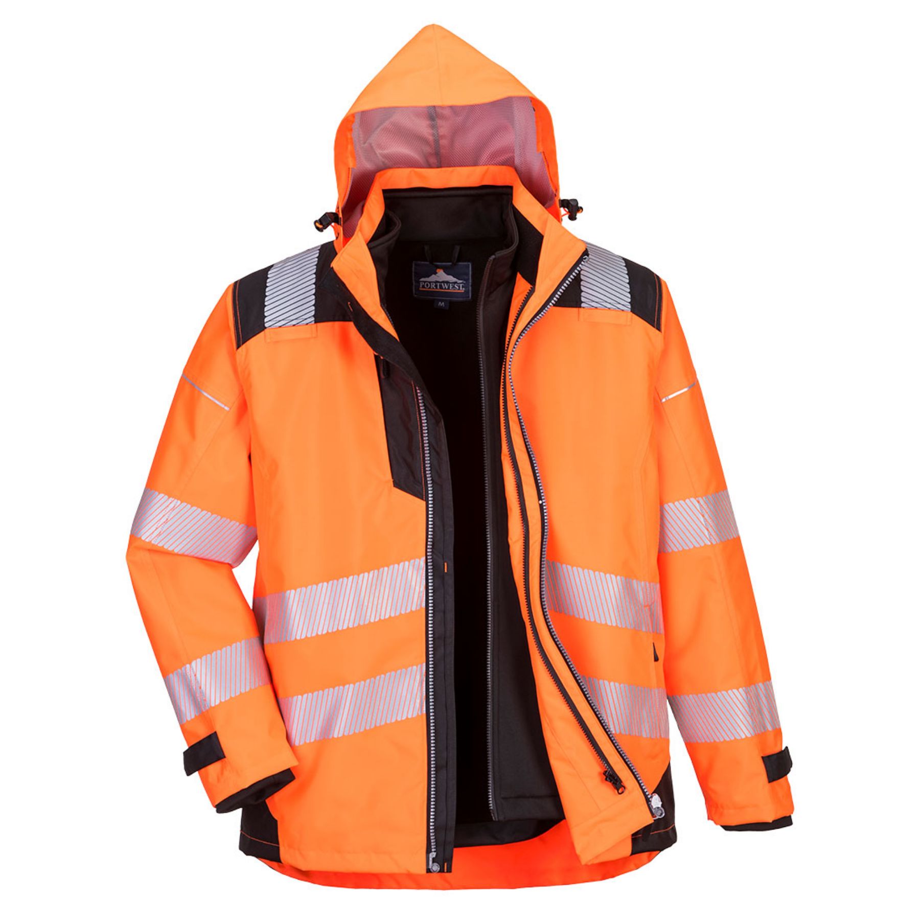 Portwest  PW3 Hi-Vis 3-in-1 Jacket