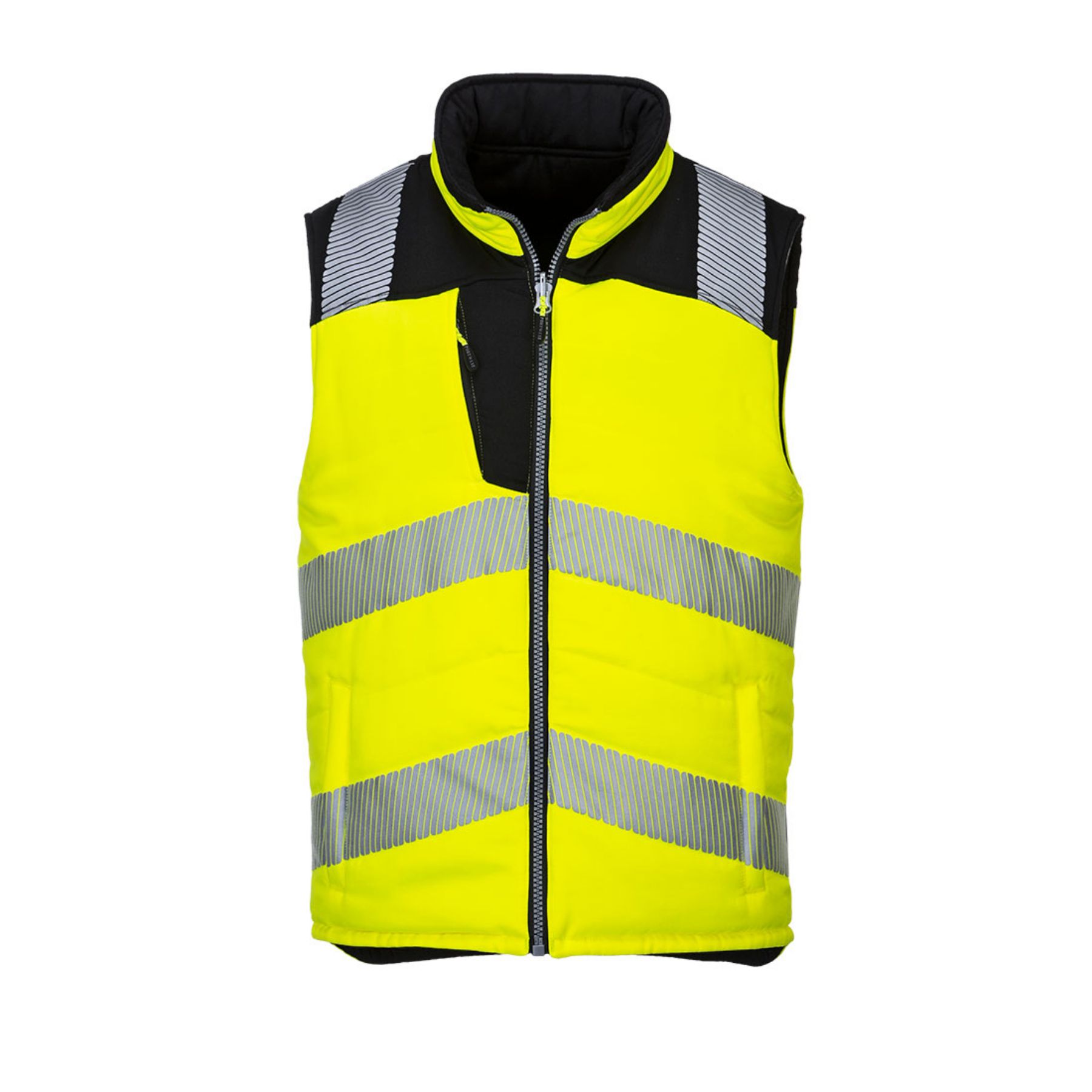 Portwest  PW3 Hi-Vis Reversible Bodywarmer Vest