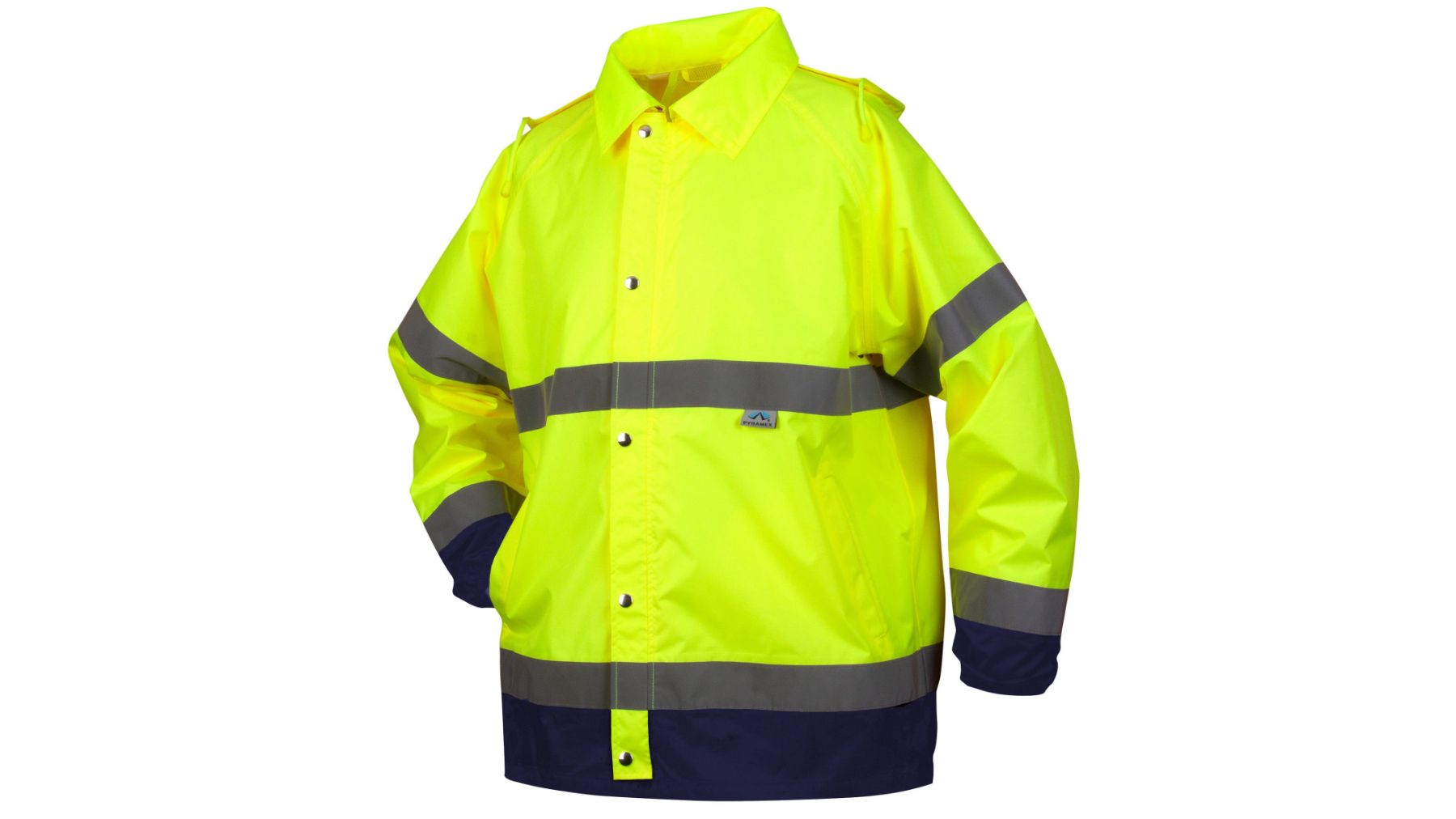 Pyramex RRWJ31 PU/Poly Hi Vis Rain Jacket