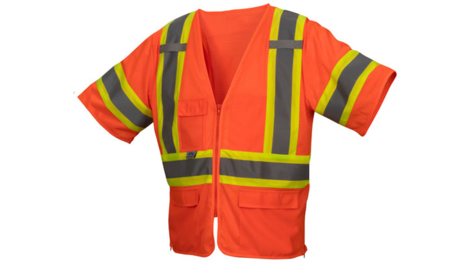 Pyramex RVZ36 Type R - Class 3 Hi-Vis Surveyor Mesh Safety Vest