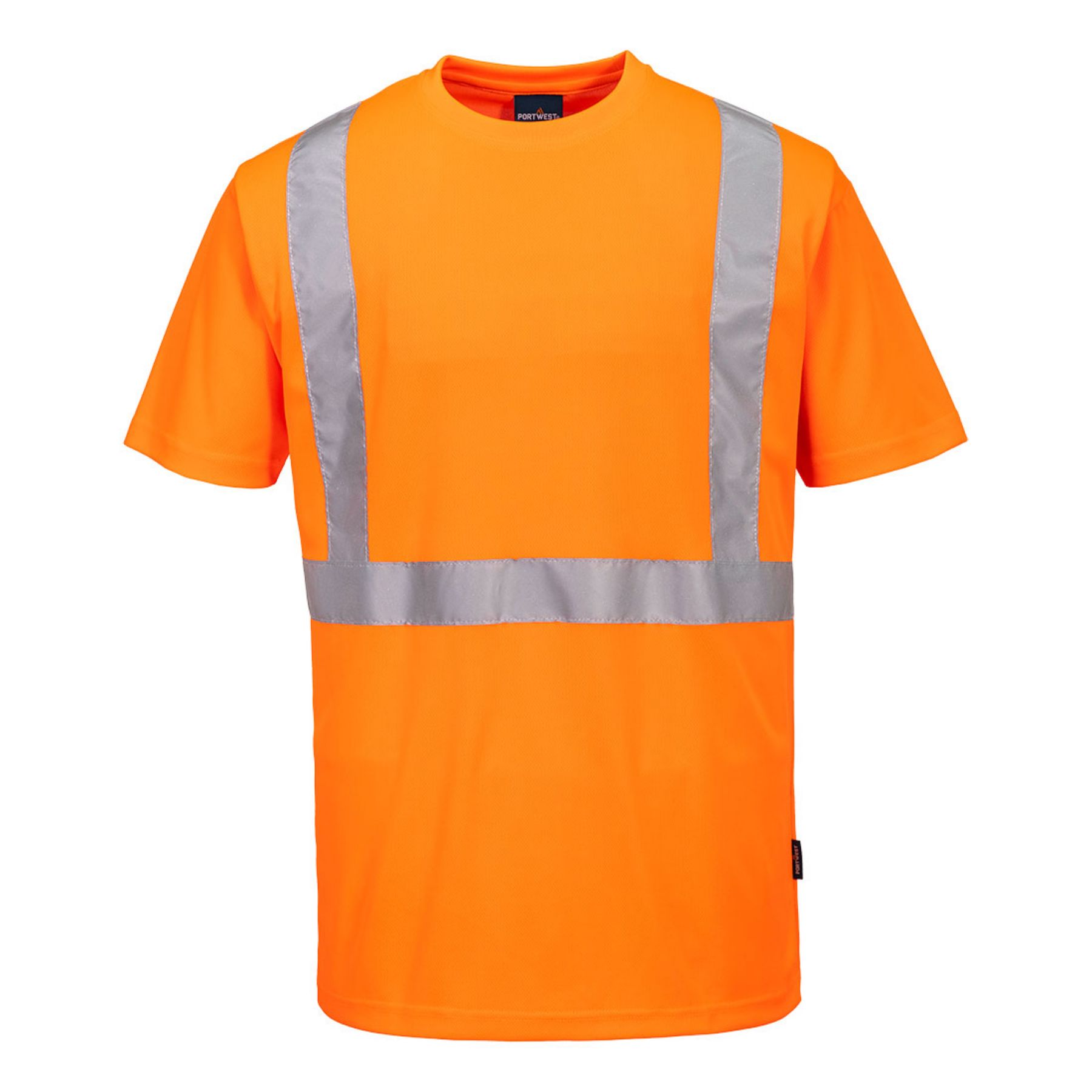 Portwest  Hi-Vis Pocketless S/S T-Shirt