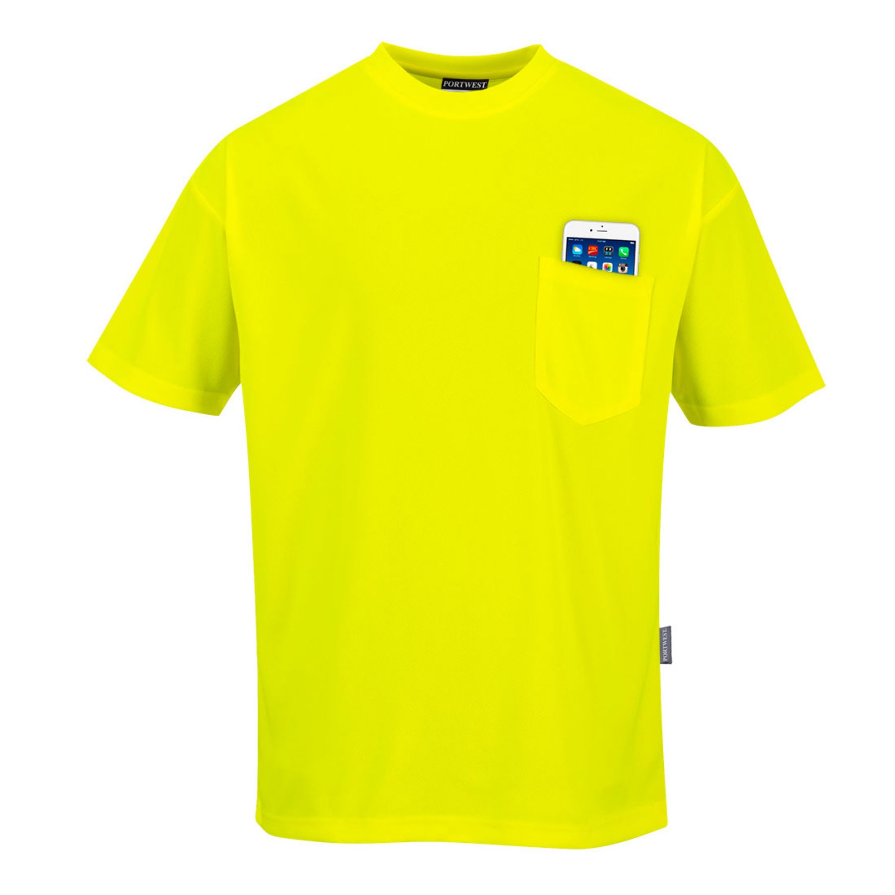 Portwest  Non ANSI Pocket Short Sleeve T-Shirt