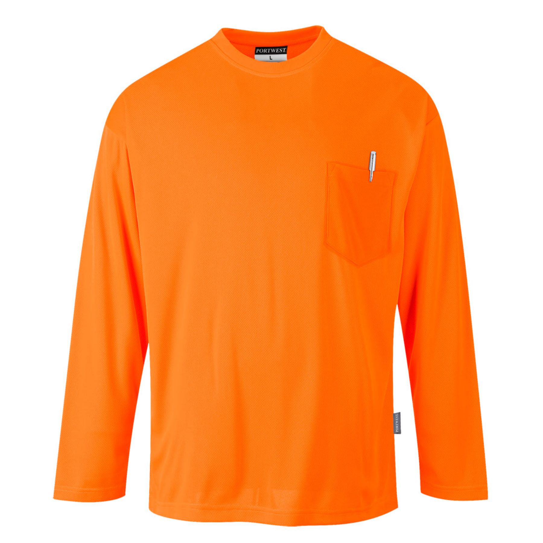 Portwest  Non ANSI Pocket Long Sleeve T-Shirt