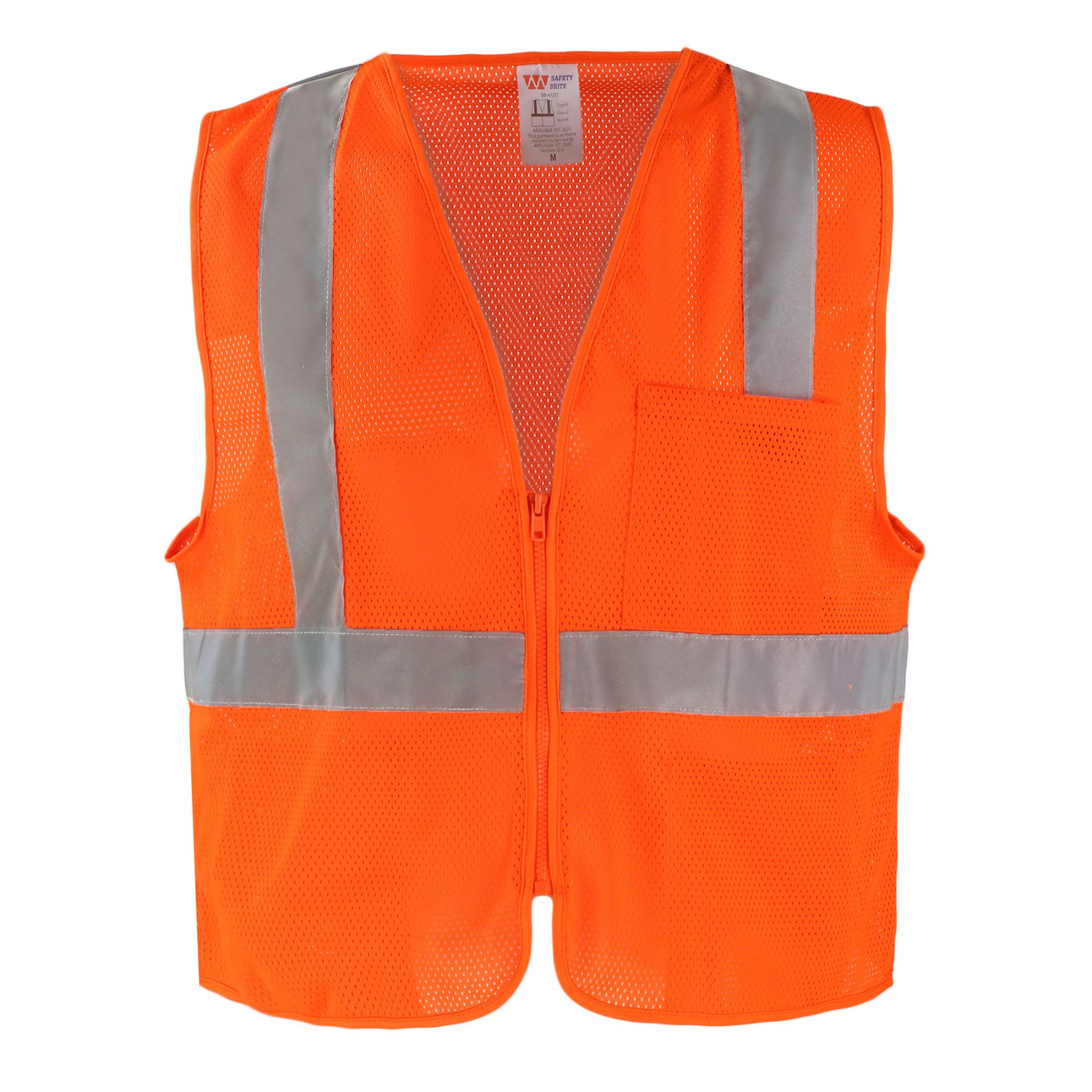 Safety Brite  HI VISIBILITY MESH SAFETY VEST