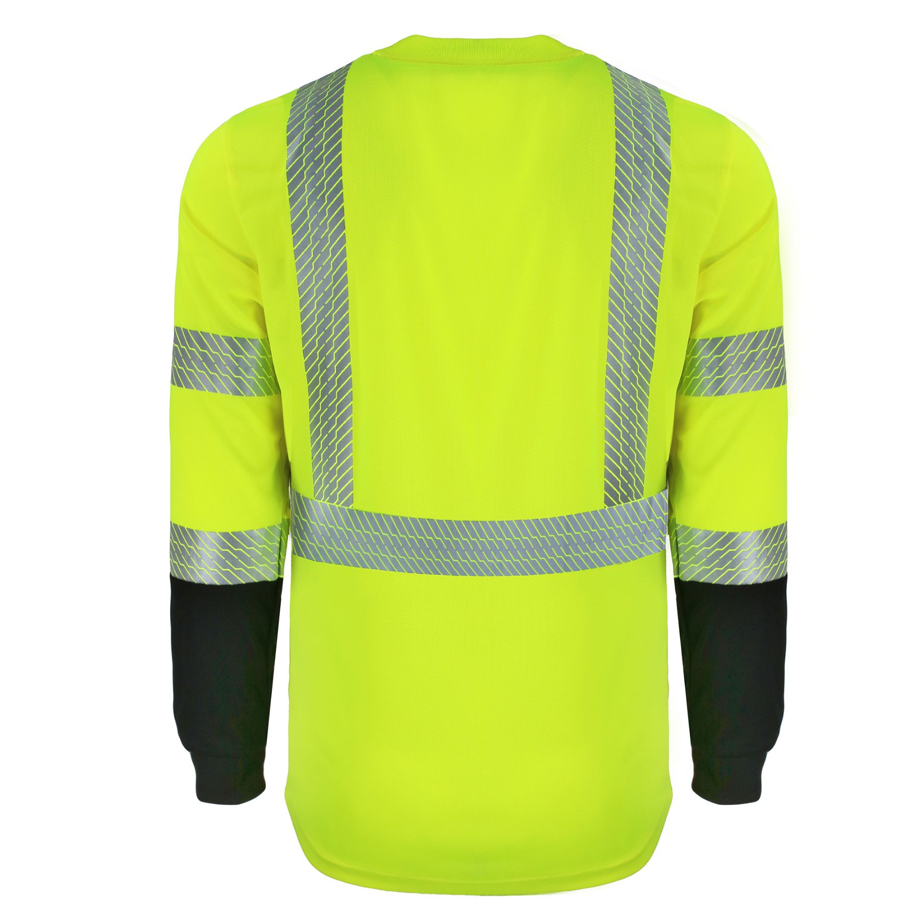 Safety Brite Class 3 HI VIS Black Bottom Segmented T-Shirt 6