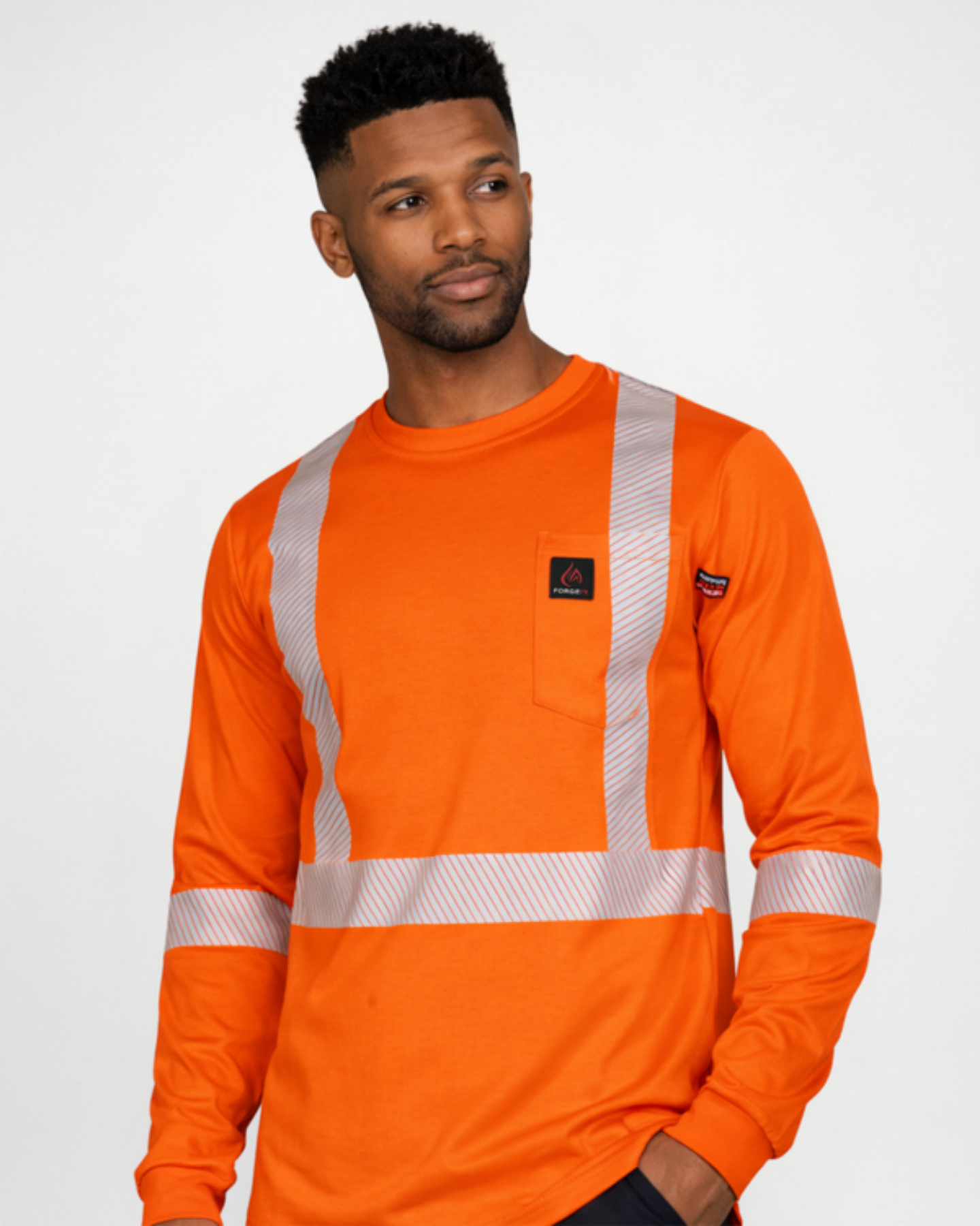 Forge FR  MEN'S FR CREWNECK WITH TAPING