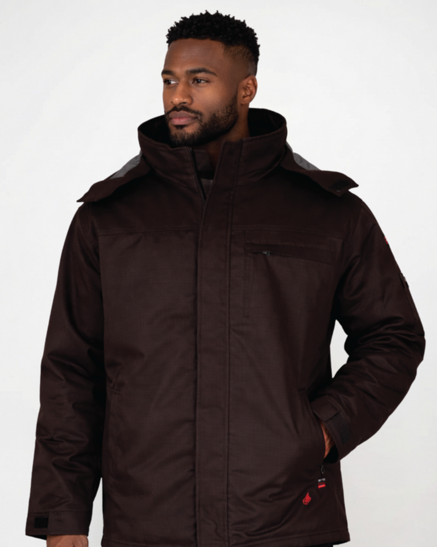 Forge FR  MEN'S FR RIPSTOP INSULATED JACKET WITH HOOD