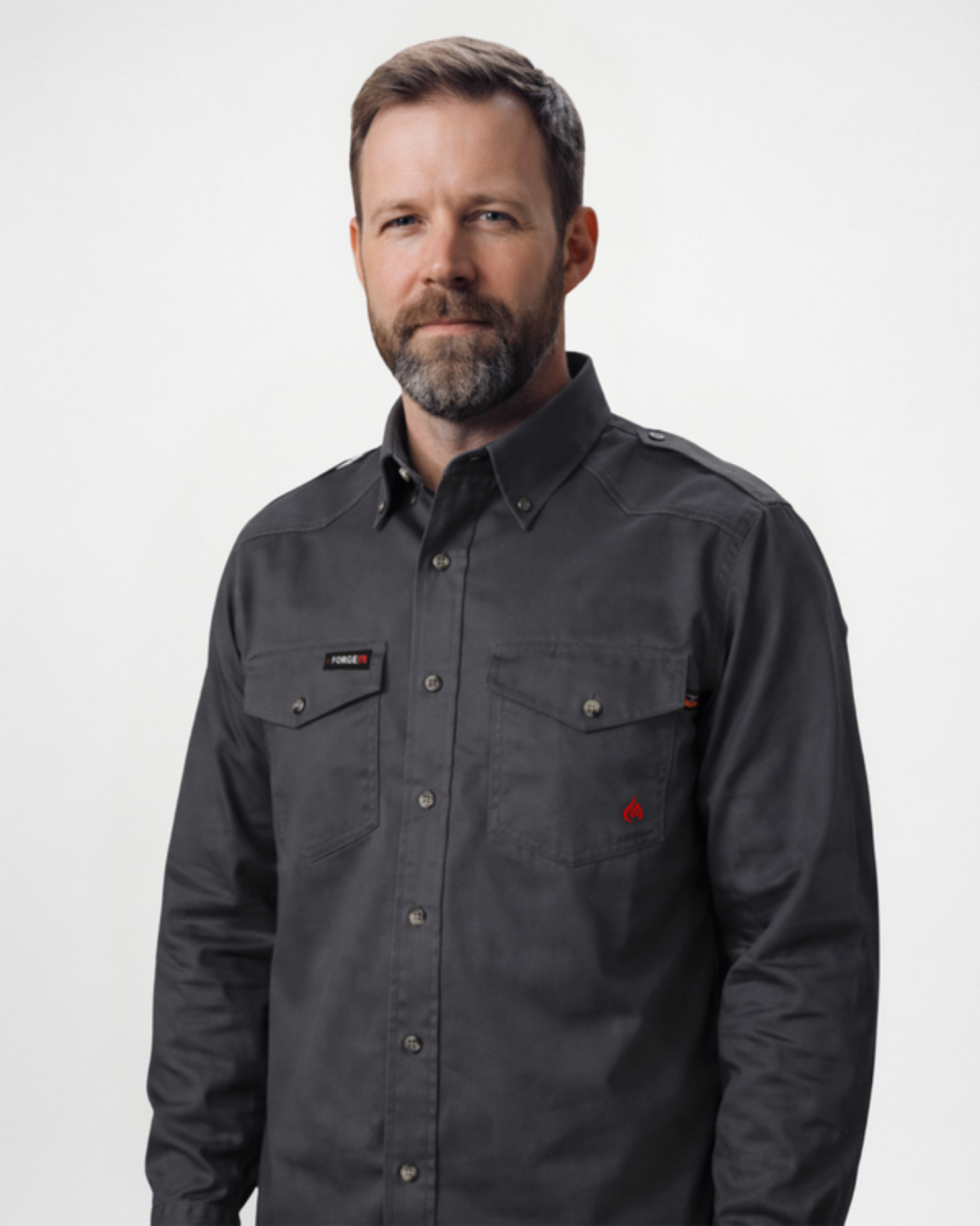 Forge FR  MEN'S FR BUTTON RIPSTOP SHIRT