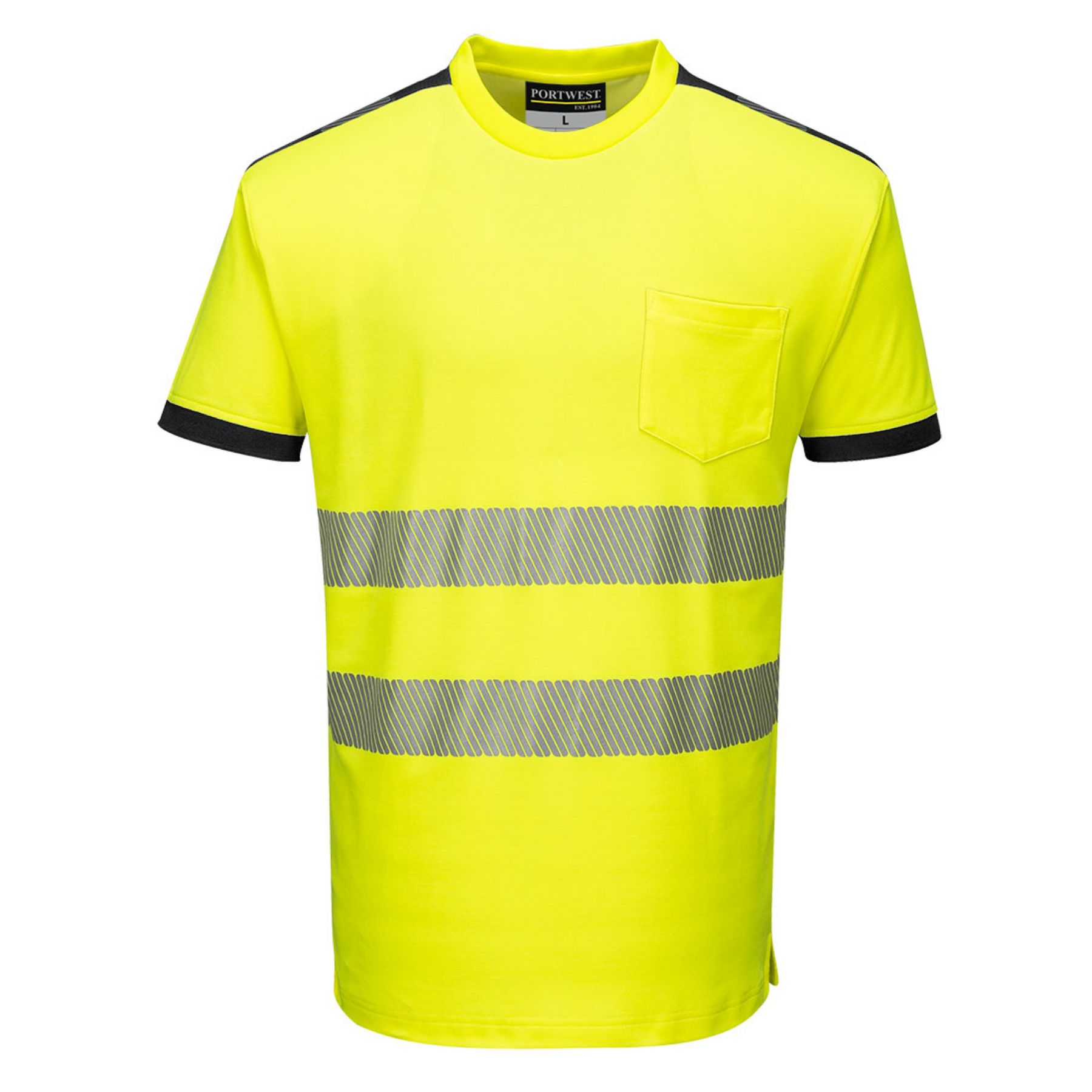 Portwest  PW3 Hi-Vis Short Sleeve T-Shirt