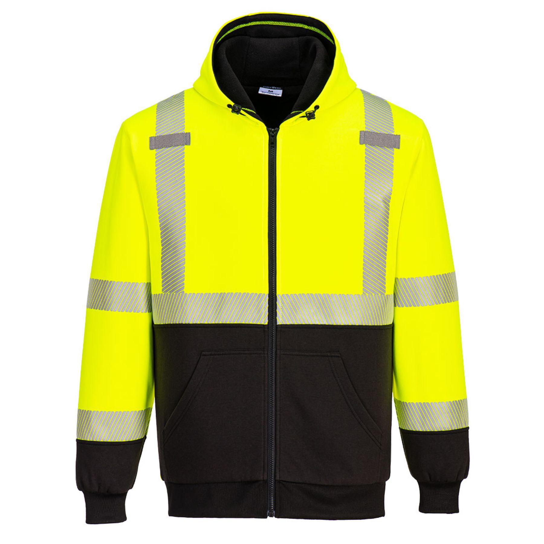 Portwest  Hi-Vis Contrast Zipped Winter Hoodie