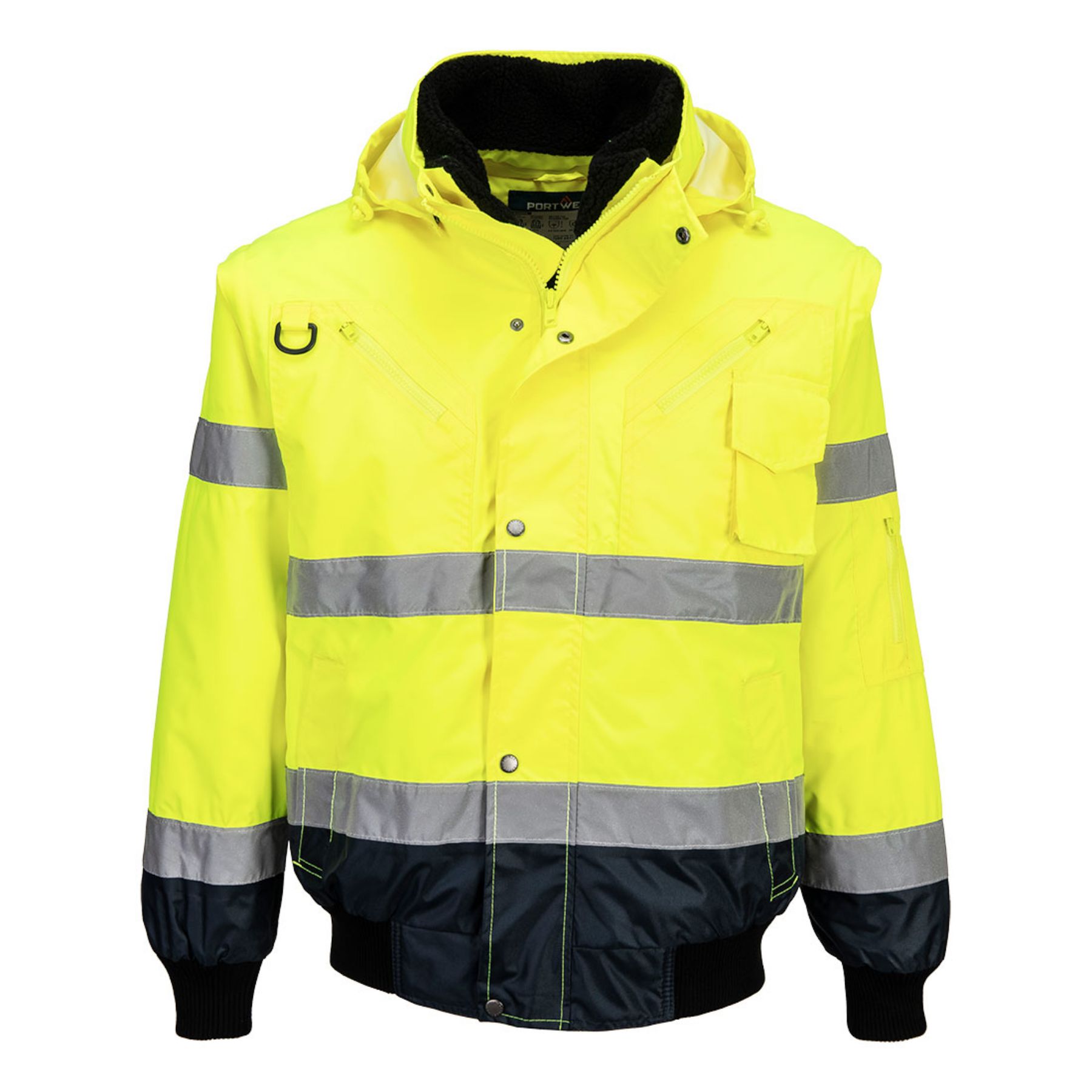 Portwest  Hi-Vis Contrast Bomber Jacket