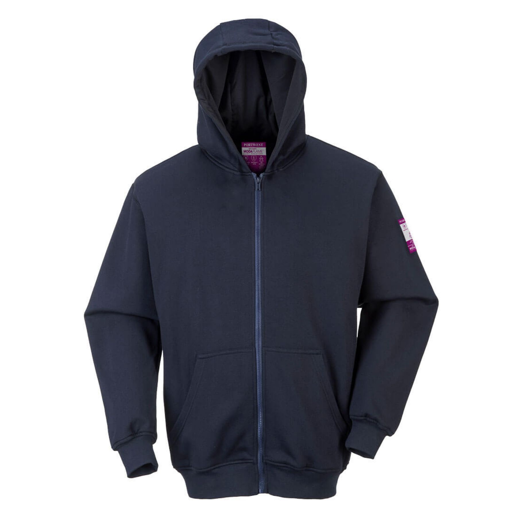 Portwest  FR Zipper Front Hooded Sweatshirt