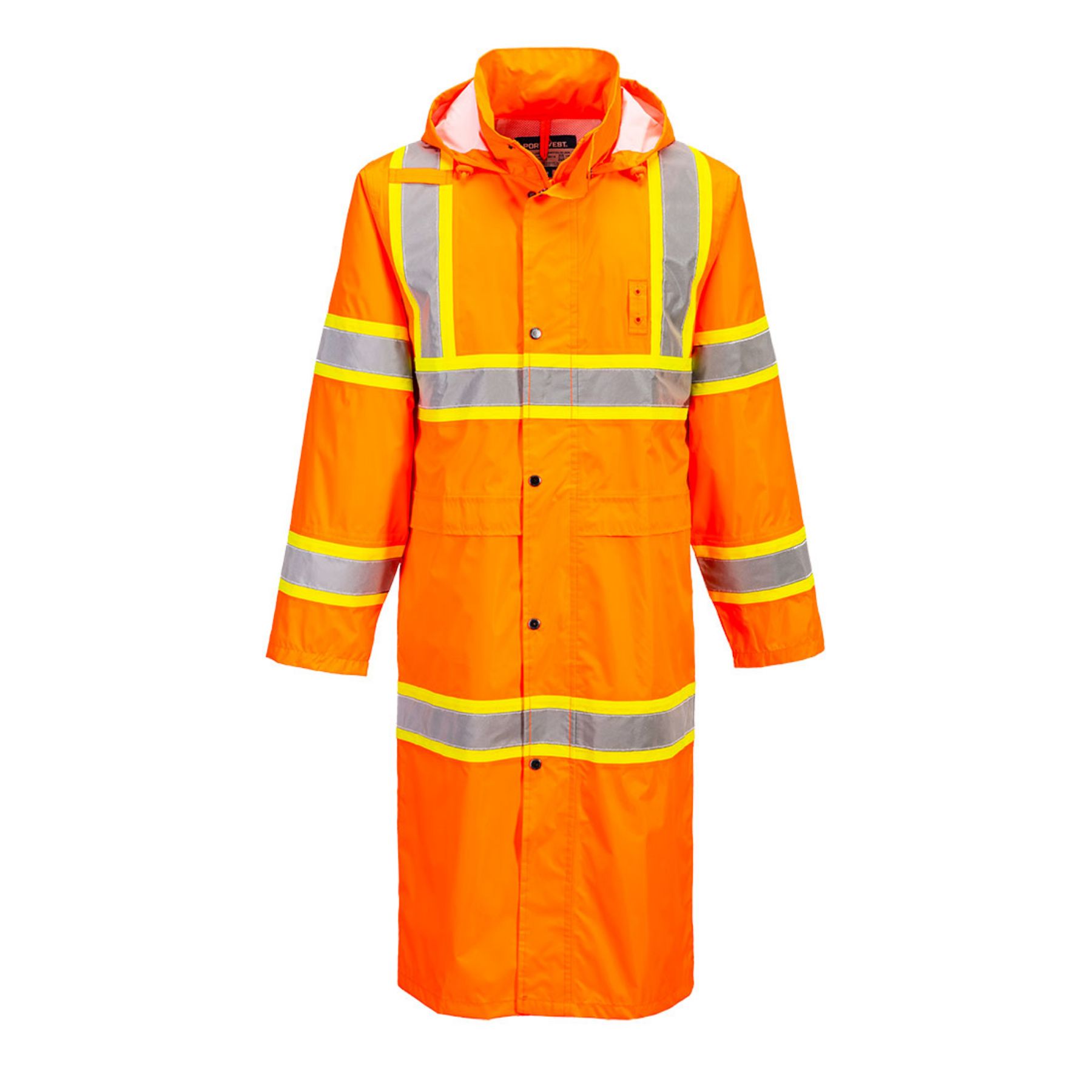 Portwest  Hi-Vis Contrast Tape Rain Coat 48