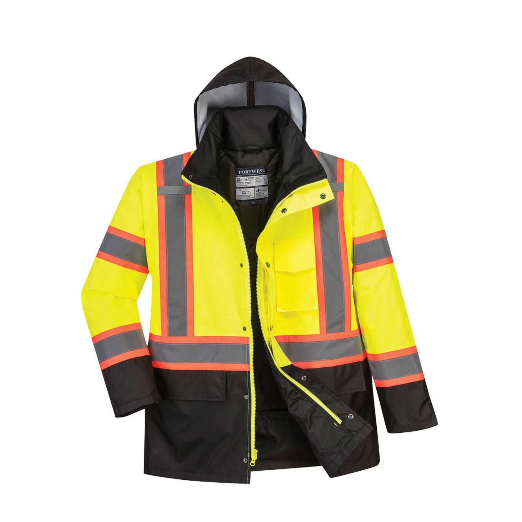 Portwest  Hi-Vis Contrast Tape Traffic Jacket